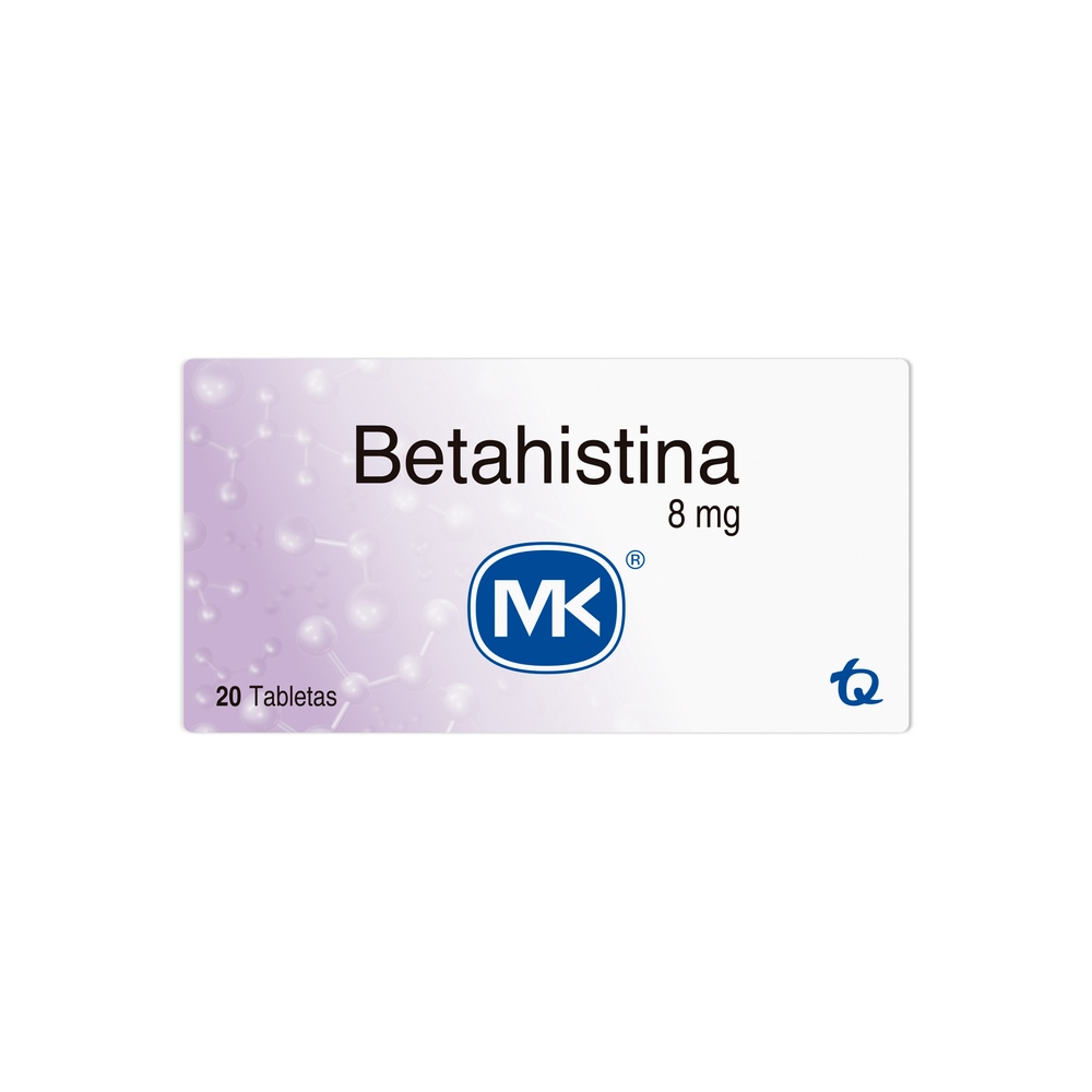 Betahistina 8 mg - 20 tabletas TECNOQUIMICAS
