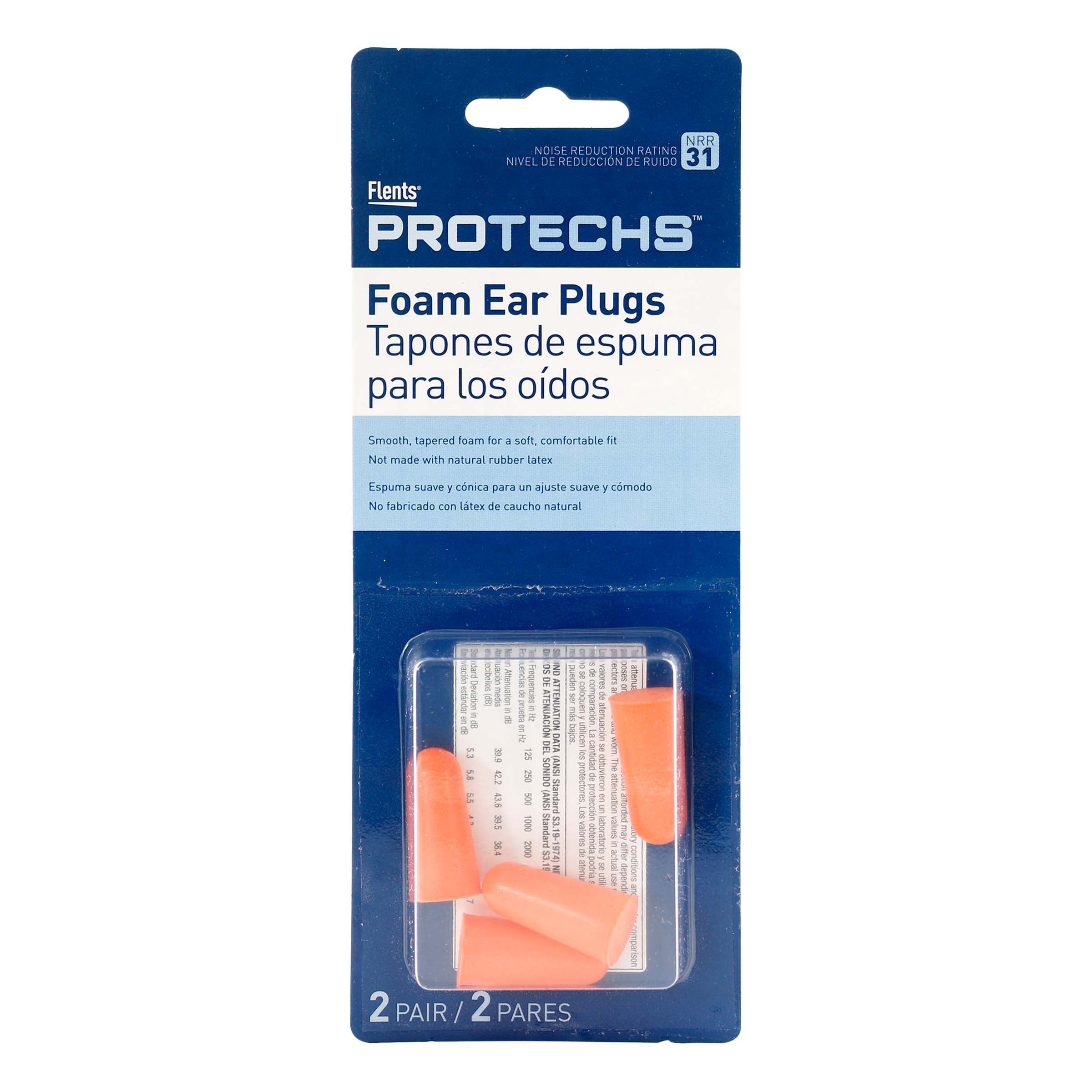 Tapones de espuma para oídos (2 pares) – Medical Urb