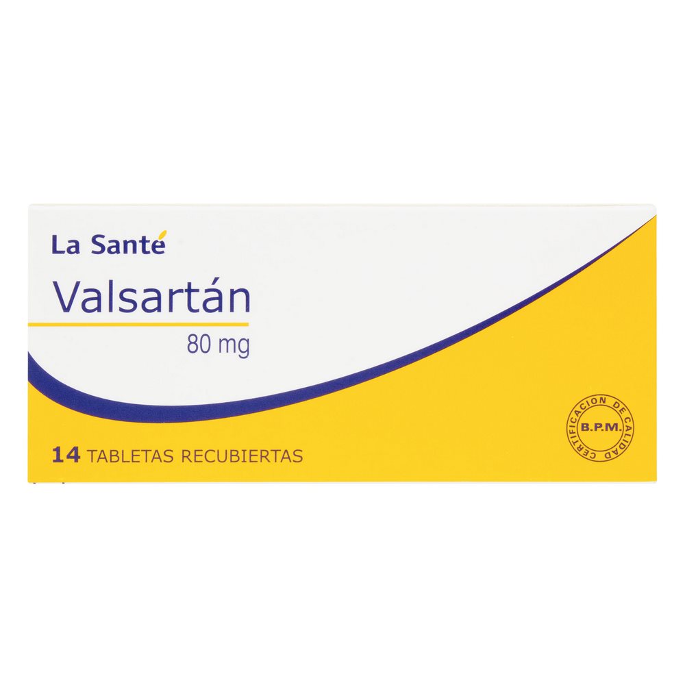 Valsartán 80 mg – 14 tabletas