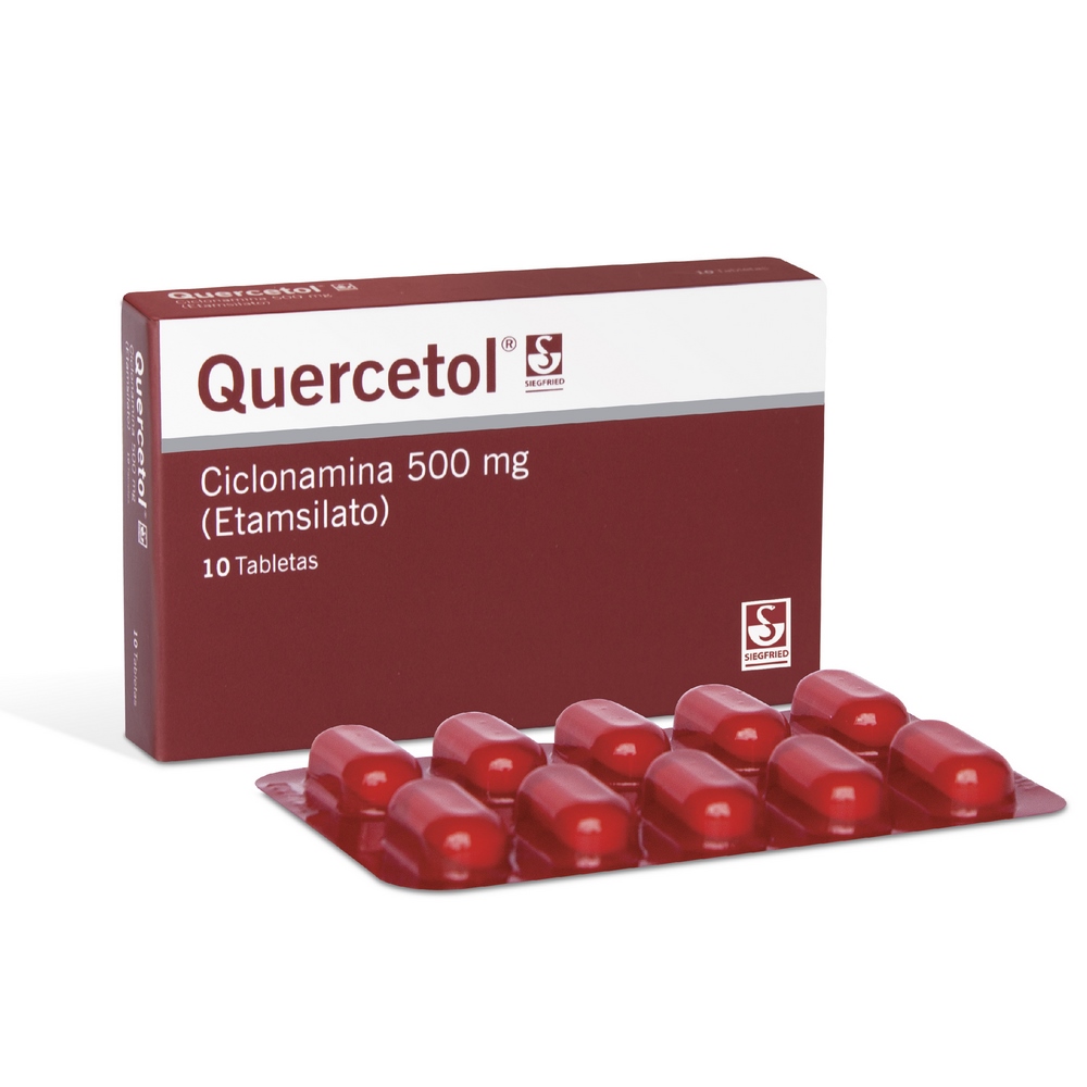 Quercetol 500 mg - 10 tabletas (Etamsilato)