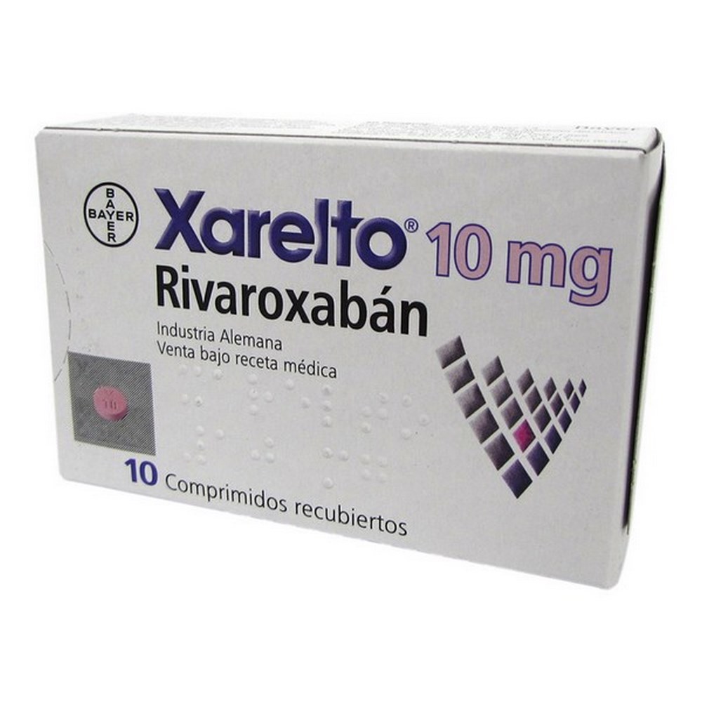 Xarelto 10 mg – Rivaroxabán 10 comprimidos