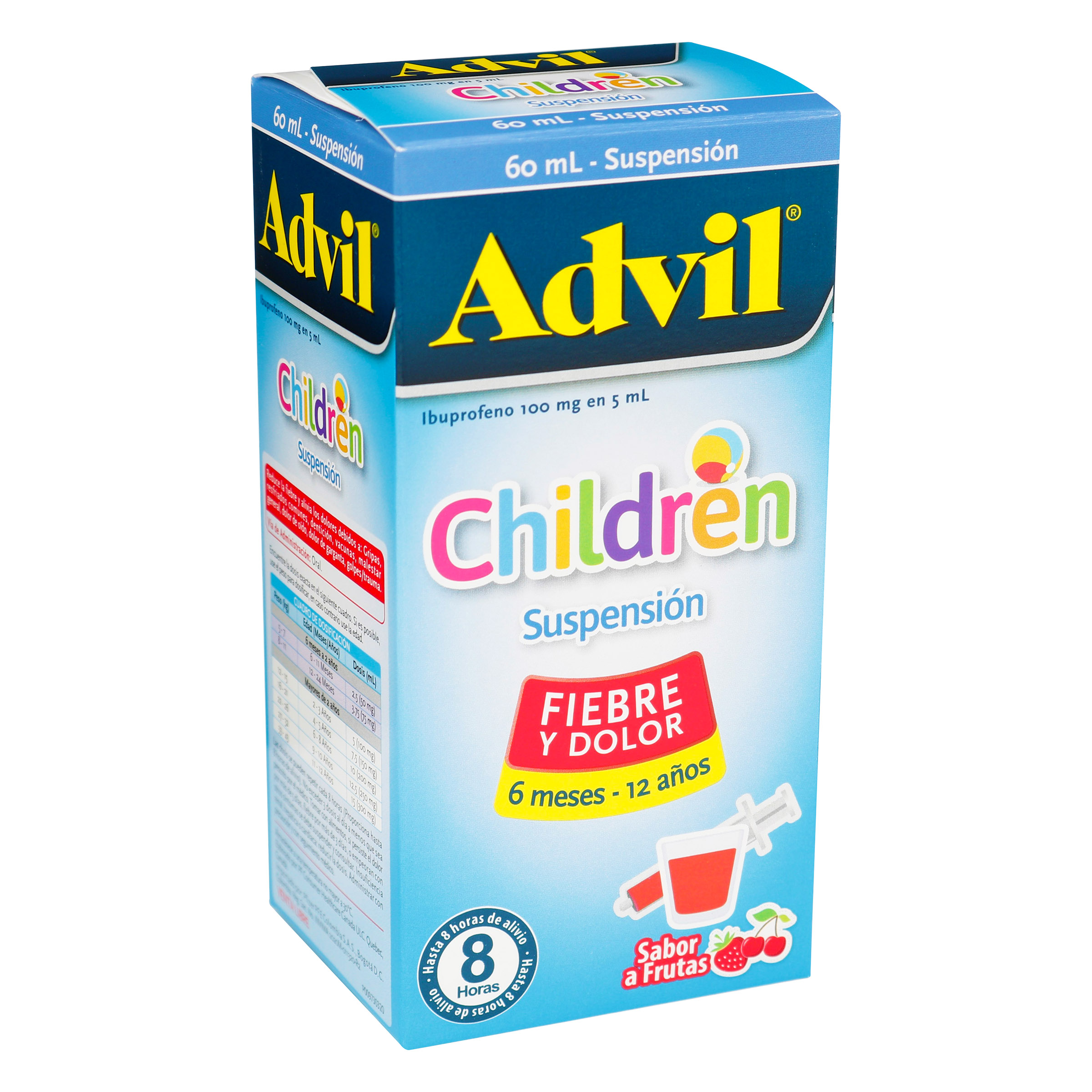 Advil Children – Suspensión 60 ml (Ibuprofeno)