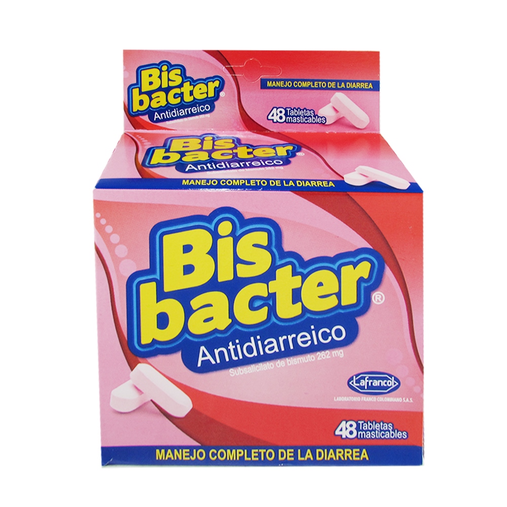 BISBACTER 262 mg - 48 tabletas