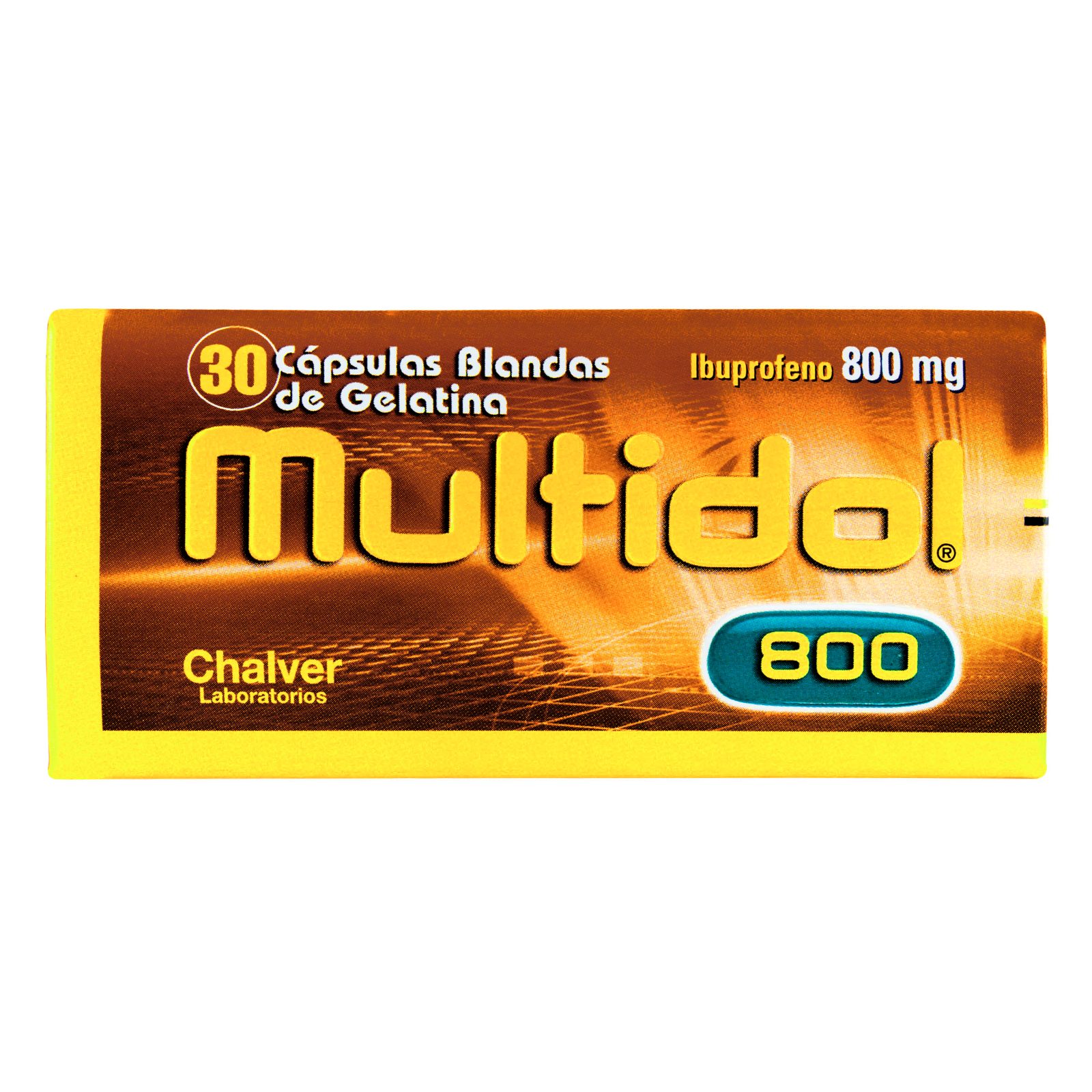 Ibuprofeno Multidól 800 mg – 30 cápsulas gelatinosas