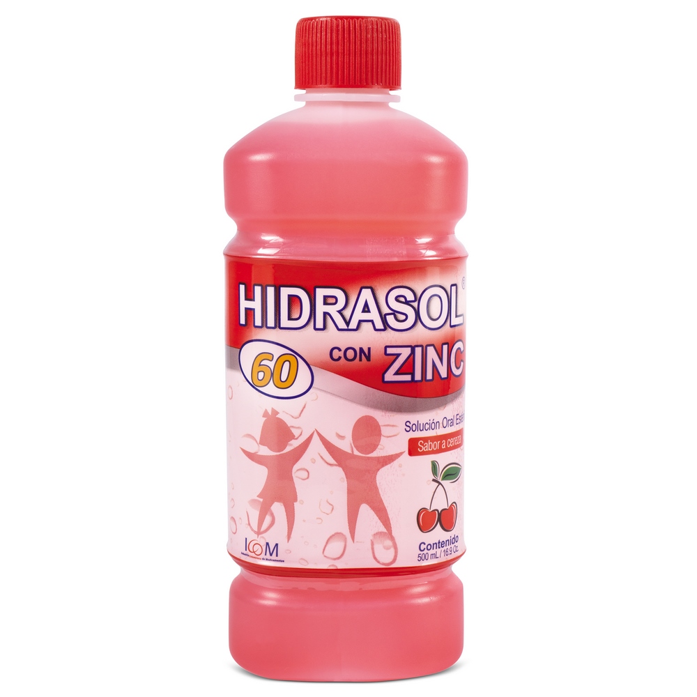 Hidrasol 60 Zinc - Solución oral ICOM 500 ml