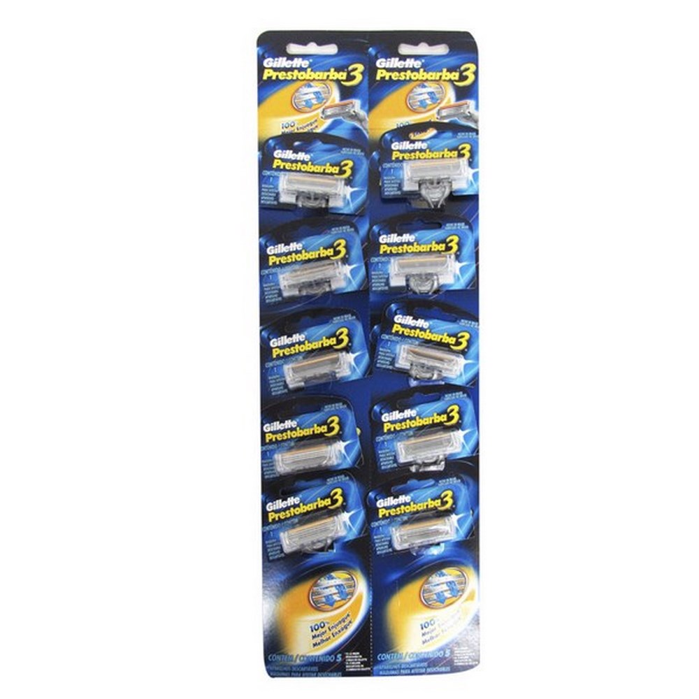 Cartuchos Gillette Prestobarba Mach3, 10 ud