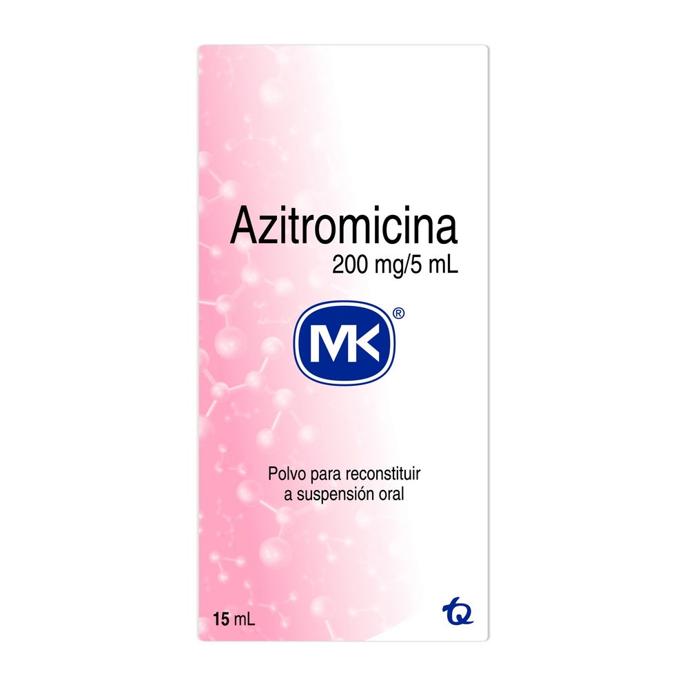 Azitromicina 200 mg/5 ml polvo 15 ml TECNOQUIMICAS