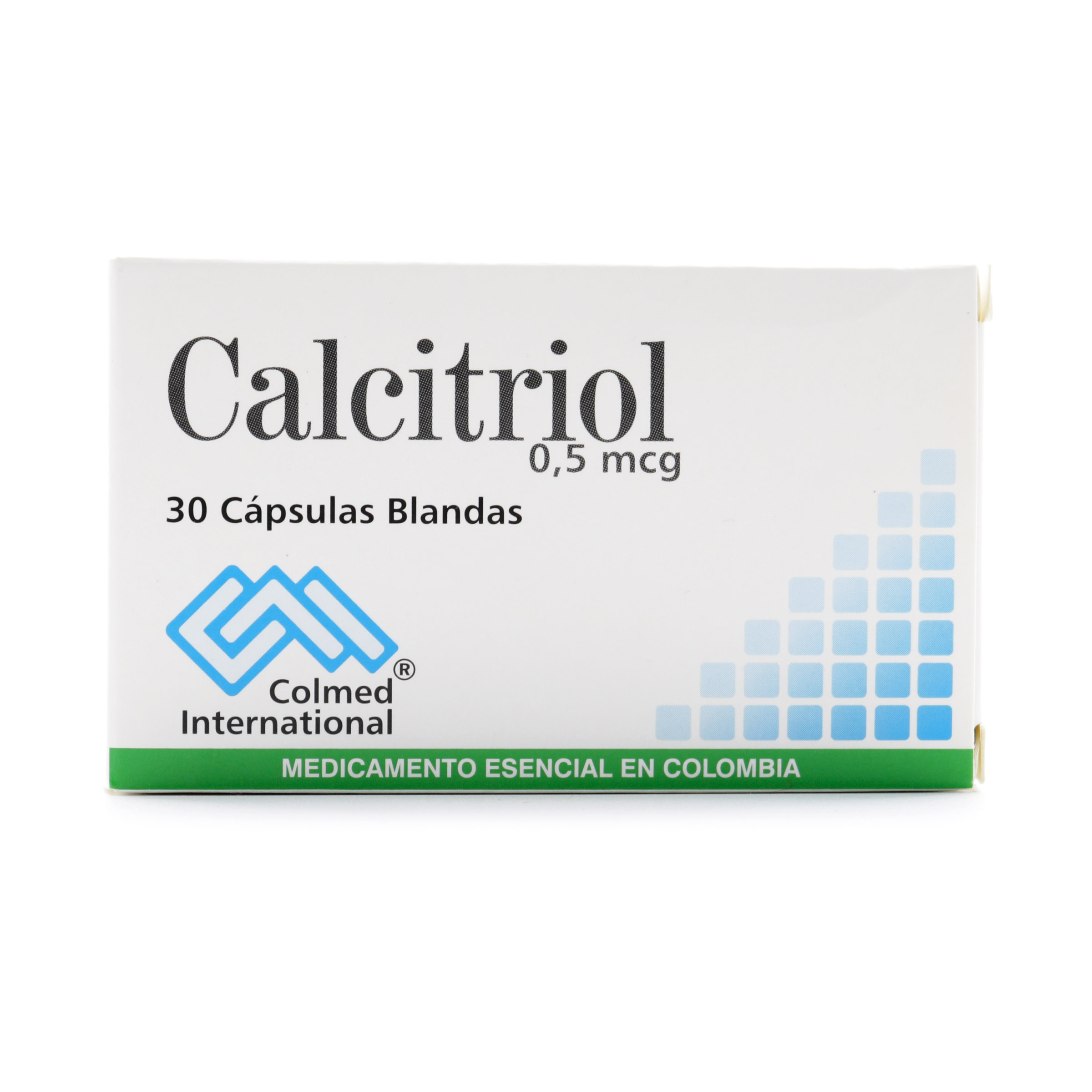 Calcitriol 0.50 mcg - 30 cápsulas