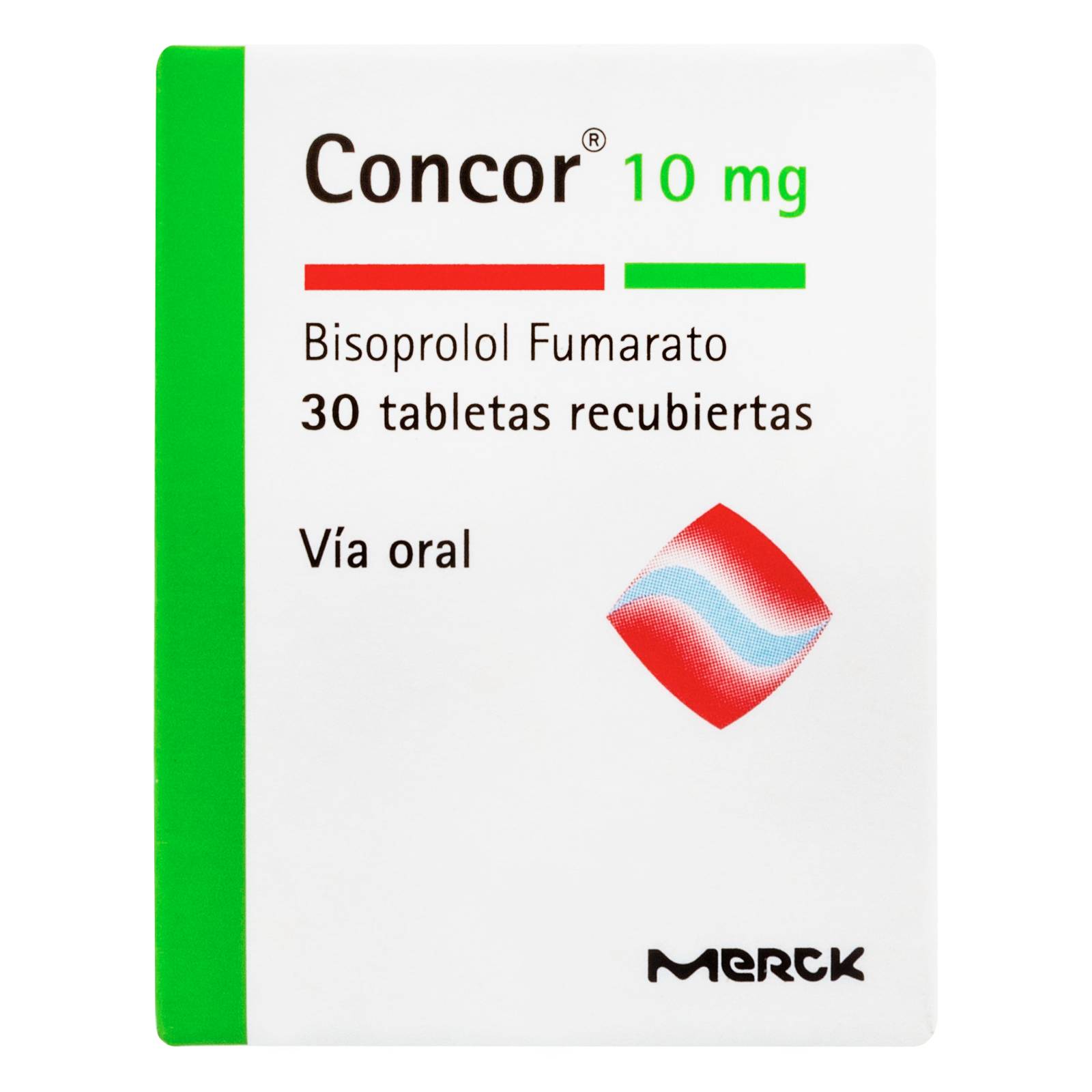 Concor 10 mg 30 tabletas - Bisoprolol Fumarato (Merck)
