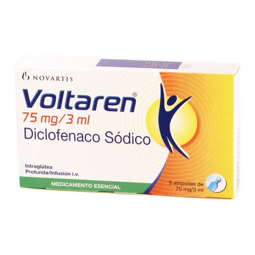 Voltaren 75 mg – 5 ampollas (Diclofenaco sodico)