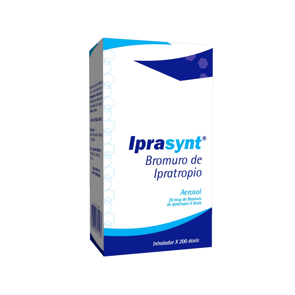 IPRASYNT 20 mcg Inhalación – 200 dosis (Bromuro de Ipratropio)