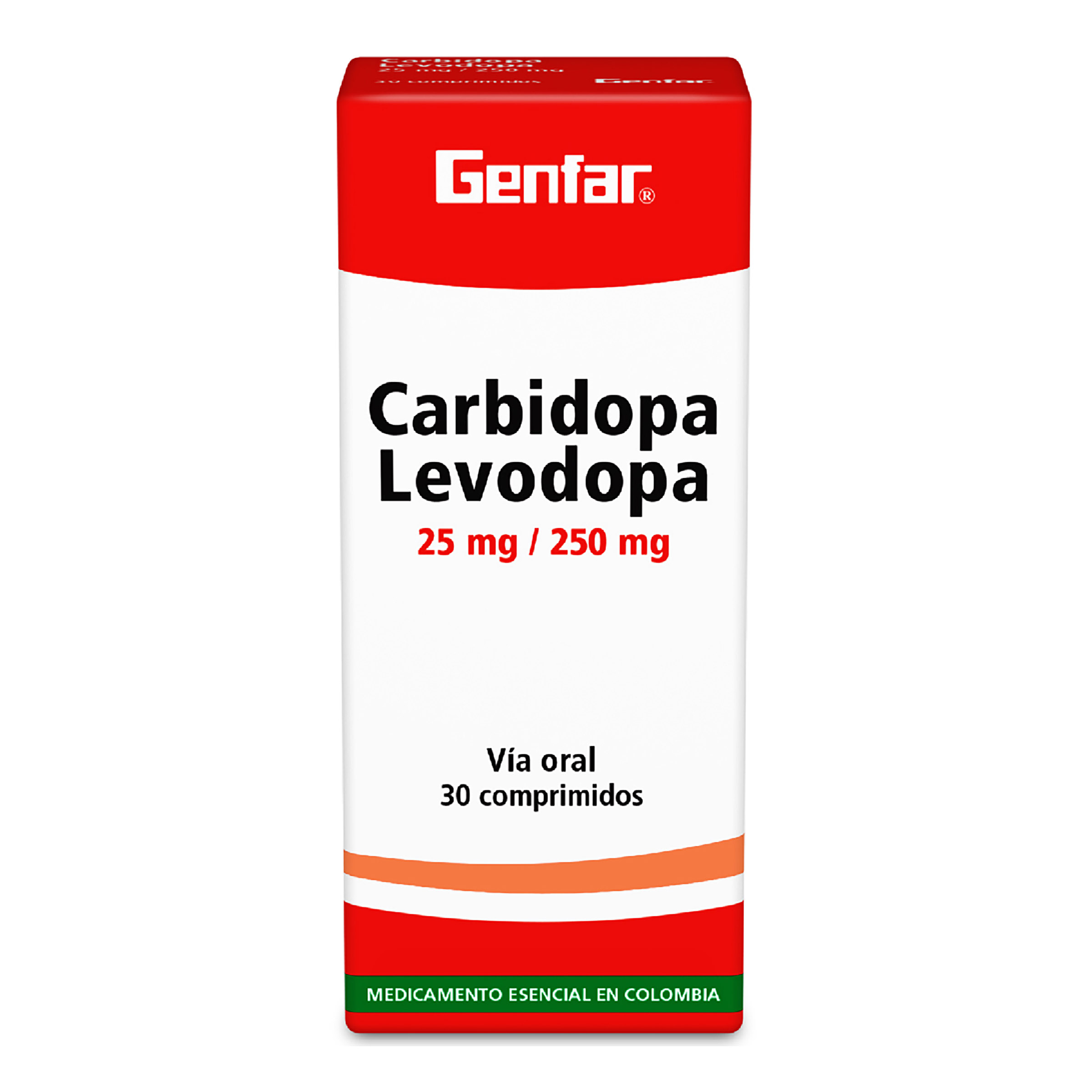 Carbidopa/Levodopa 30 tabletas GF
