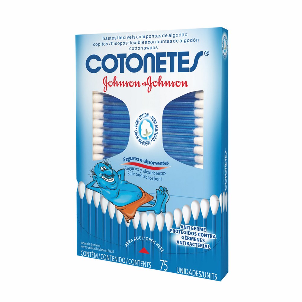 Cotonetes JJ 75 Unidades