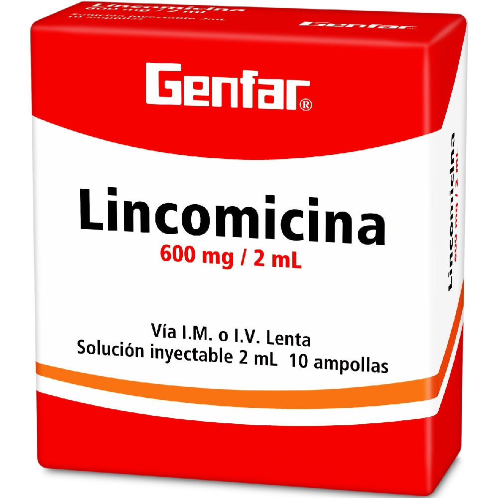 LINCOMICINA 600 MG – 10 Ampollas (Genfar)