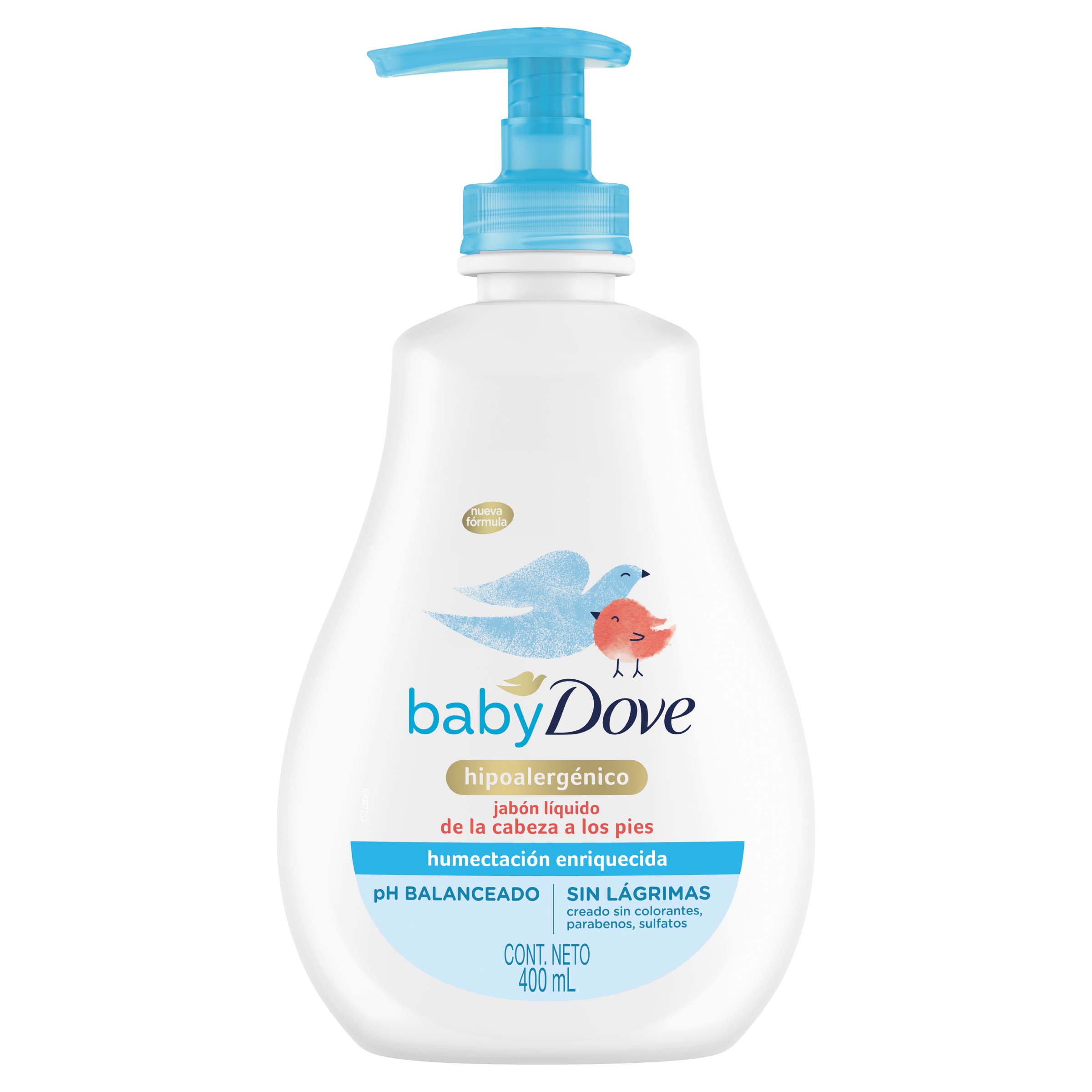 Jabón líquido Dove Baby – Humectante enriquecido 400 ml
