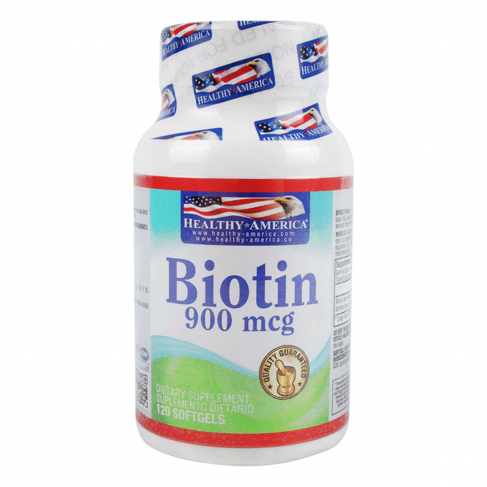 Biotin 900 mg – 120 softgels | Vitaminas y Minerales