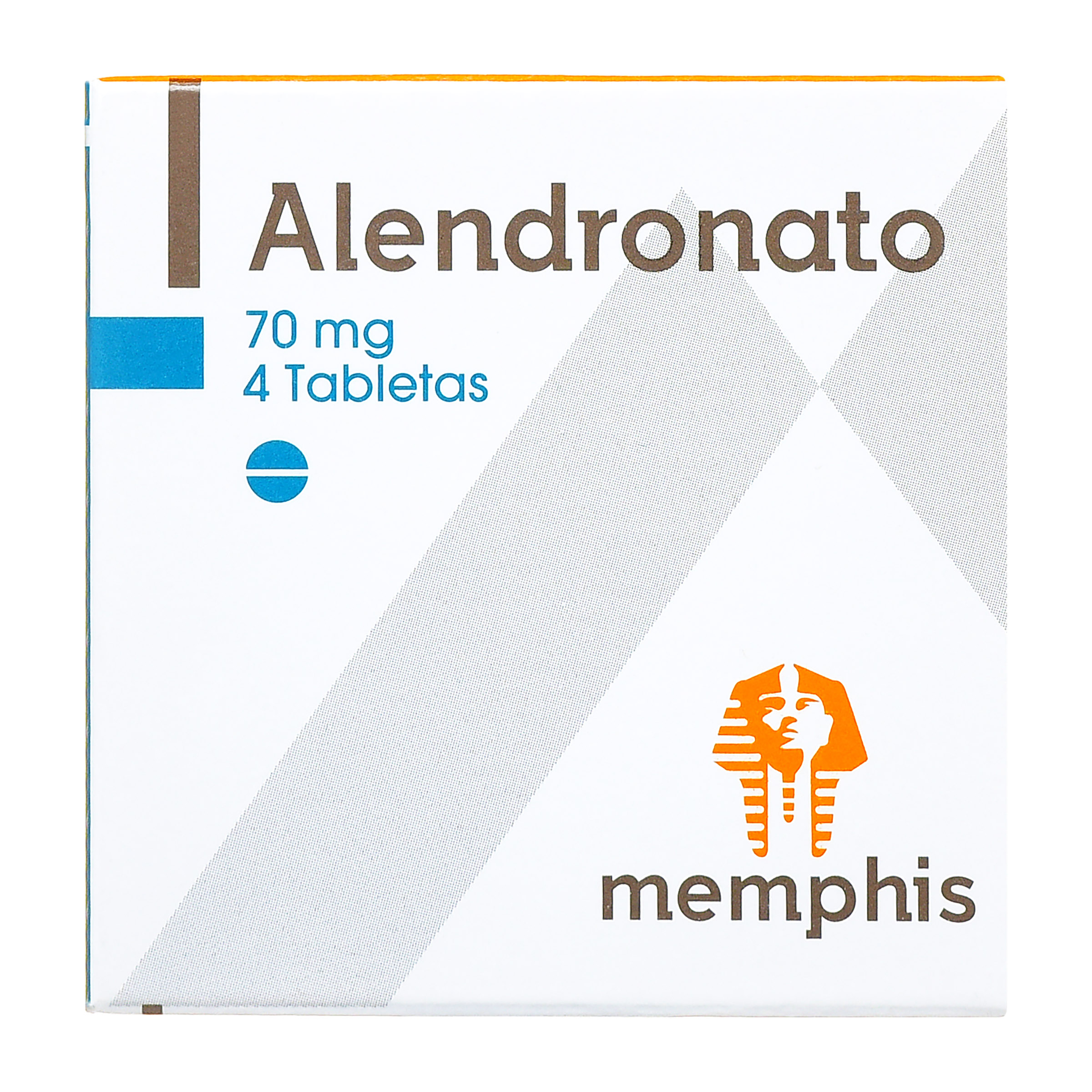 Alendronato sodio 70 mg - 4 tabletas (Memphis Products)
