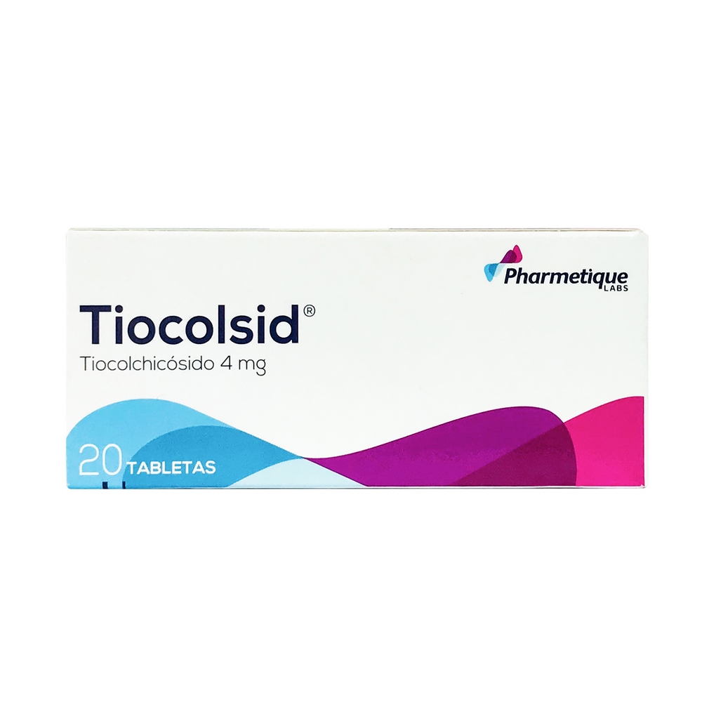TIOCOLSID 4 mg - 20 tabletas