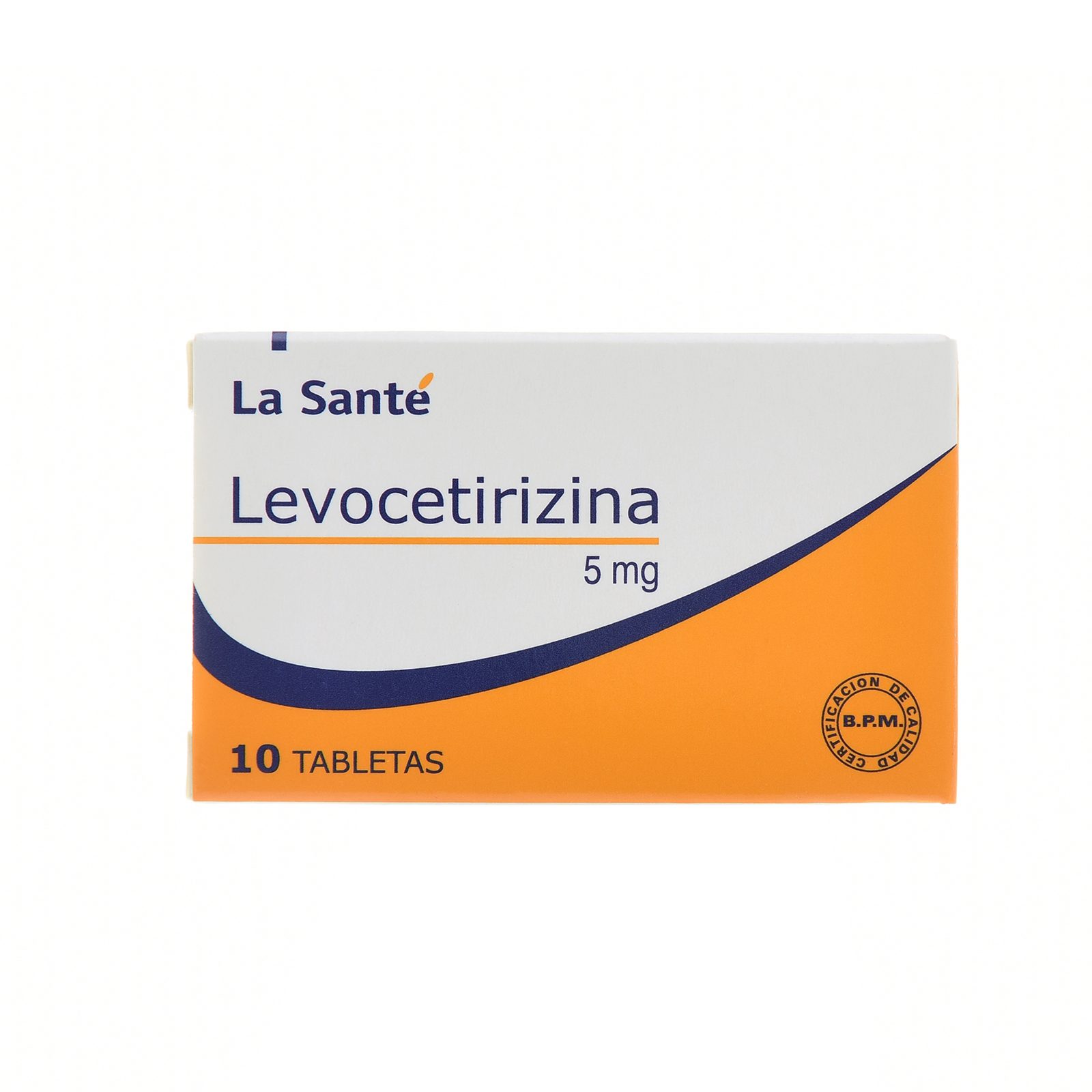 LEVOCETIRIZINA 5 MG – 10 TABLETAS (La Santé)