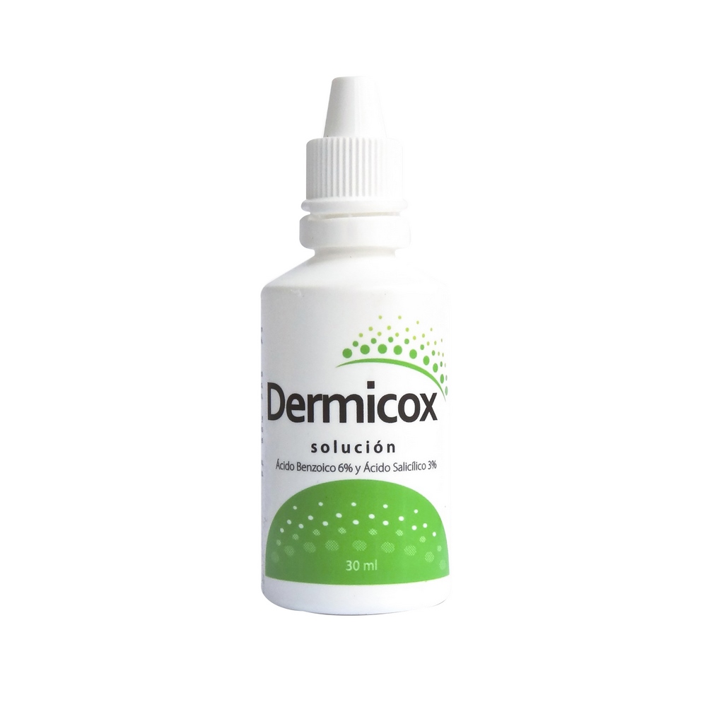 DERMICOX Solución 30 ml – Ácidos benzoico y salicílico