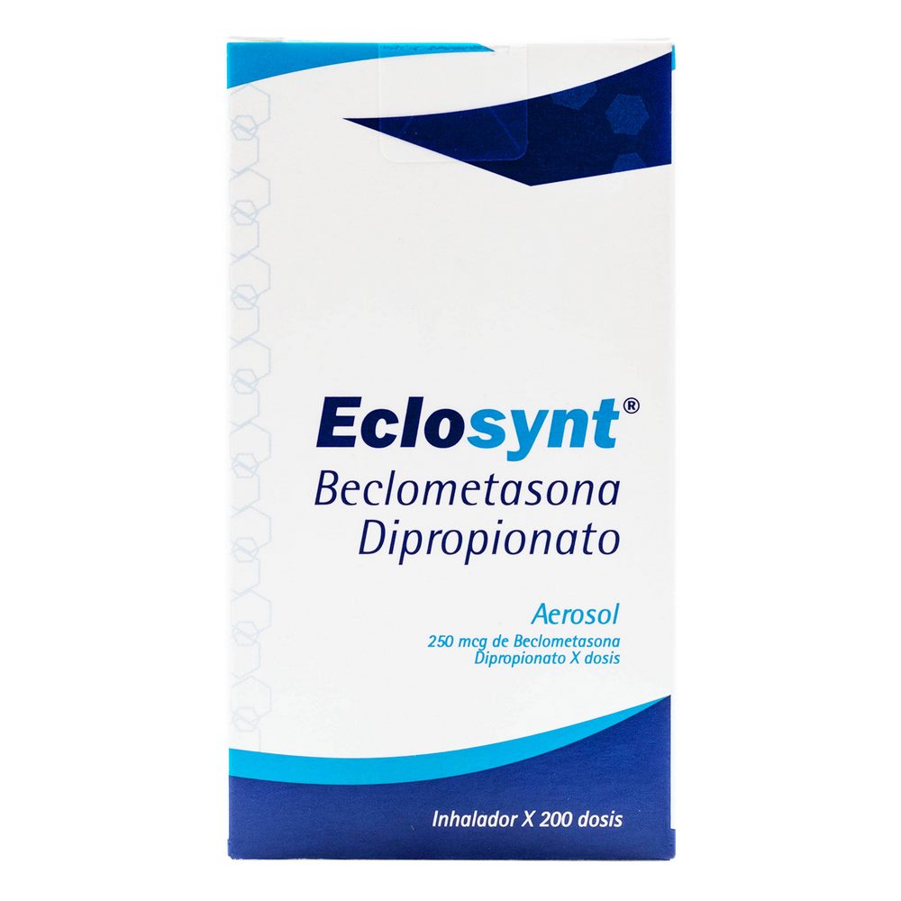 ECLOSYNT 250 mcg inhalador – Beclometasona 200 dosis (FAES Farma Colombia SAS)