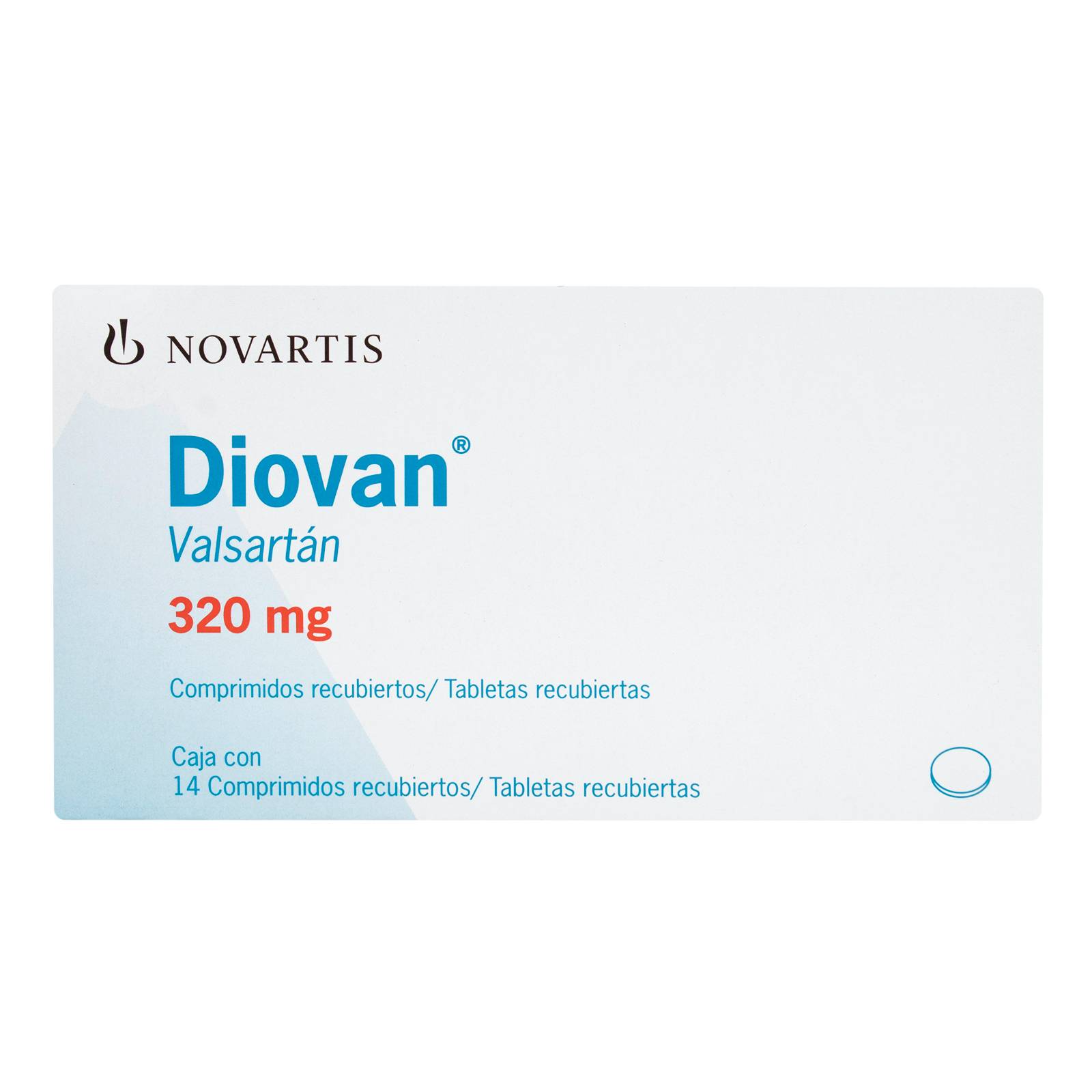 Diovan 320 mg – 14 tabletas | LAB.SIEGFRIED S.A