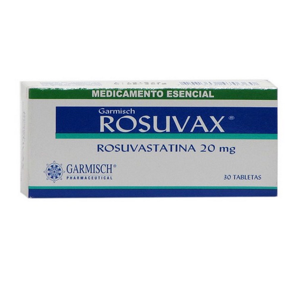 Rosuvax 20 mg – 30 tabletas de rosuvastatina