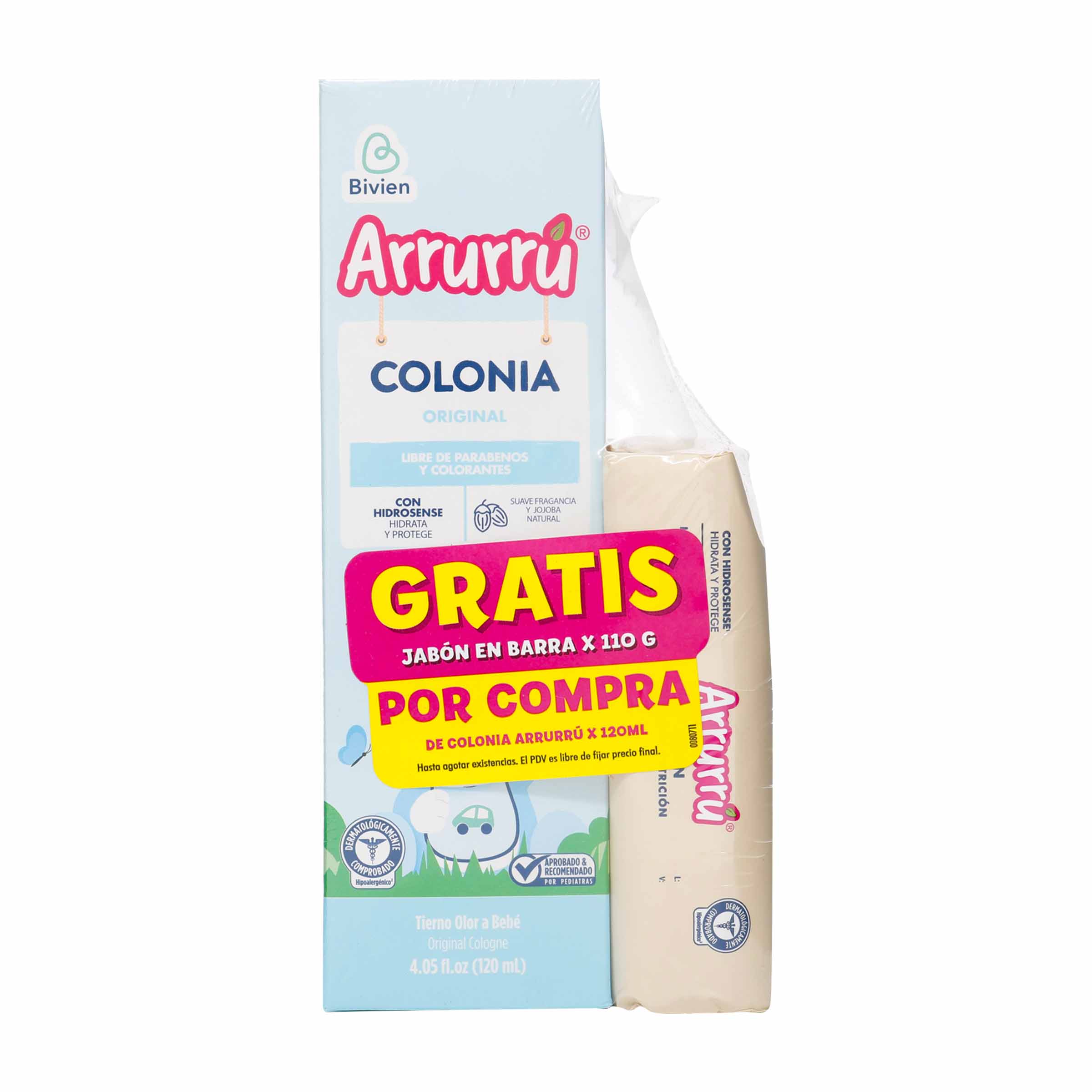 Colonia azul 120 + jabón suave - oferta Belleza Express