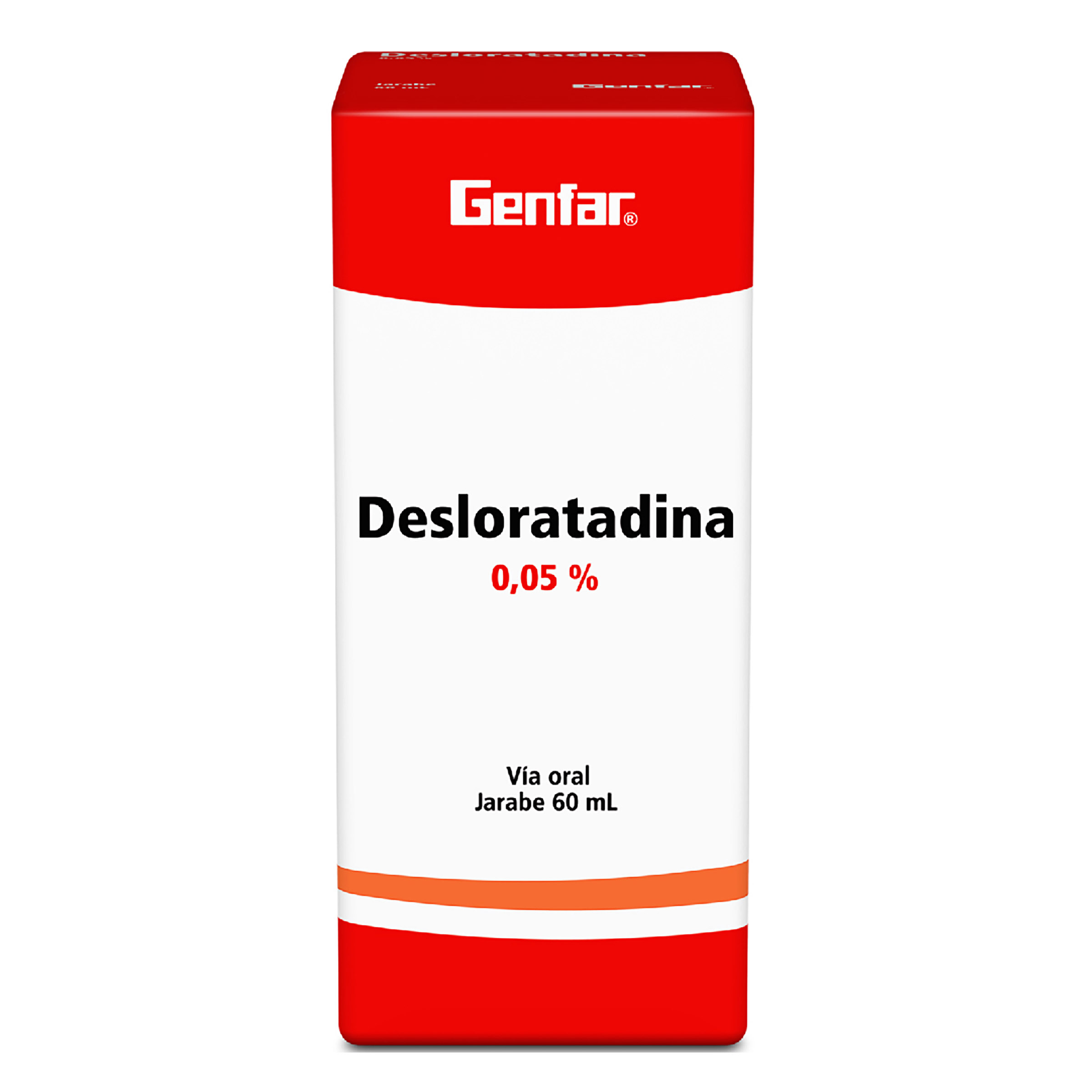 Desloratadina jarabe 60 ml 0.05 mg/mL – Genfar