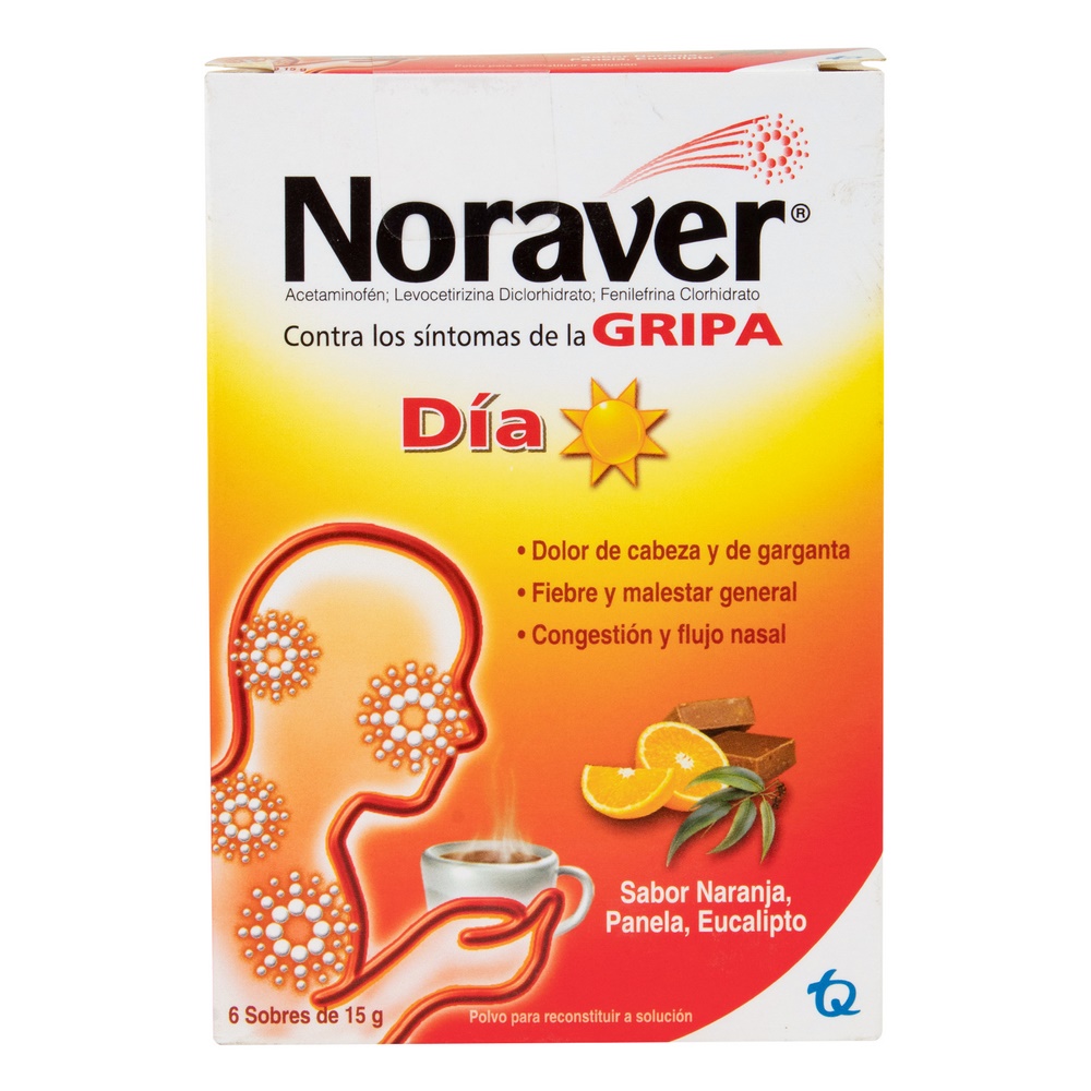 Noraver Gripa Día – 6 sobres 15 g