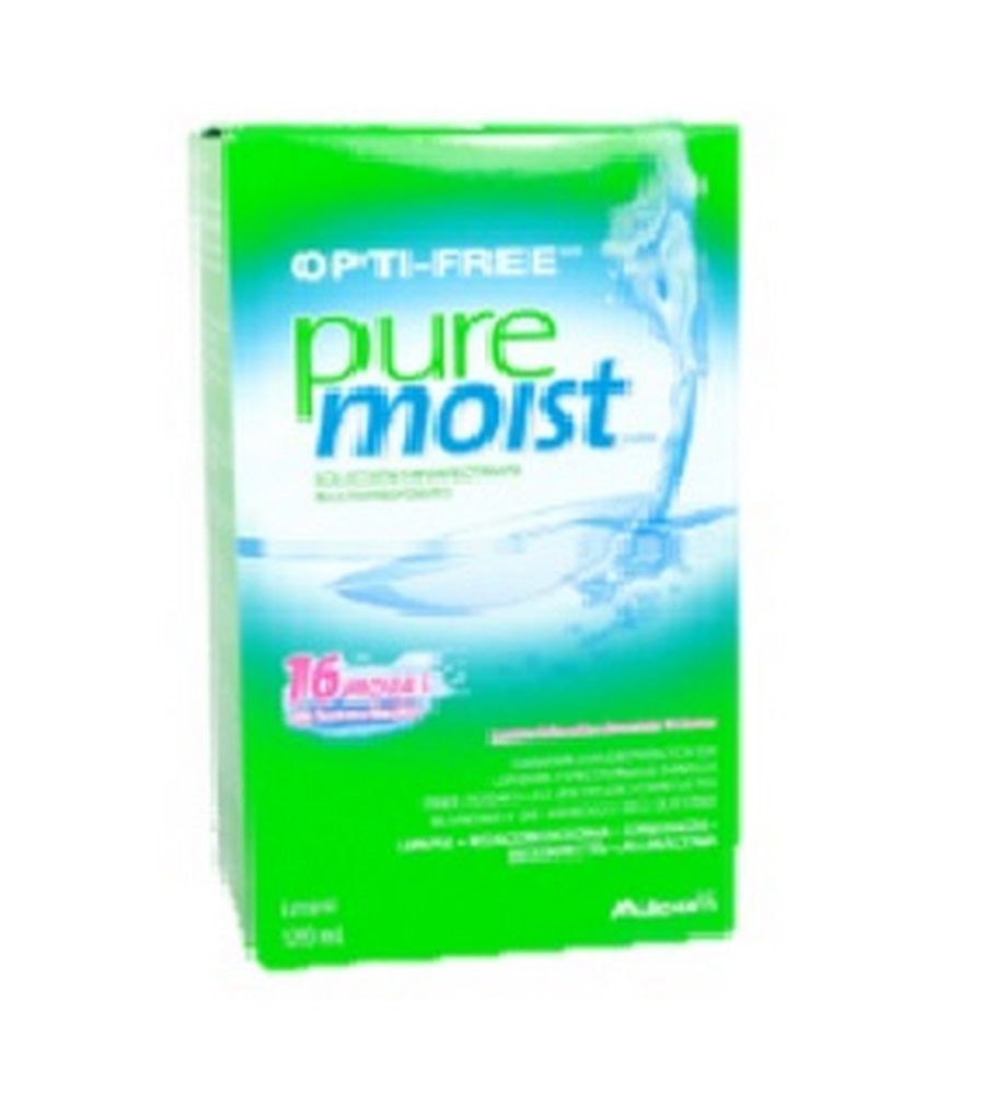 OPTIFREE PURE MOIST 120 ml – Solución multiuso para lentes de contacto
