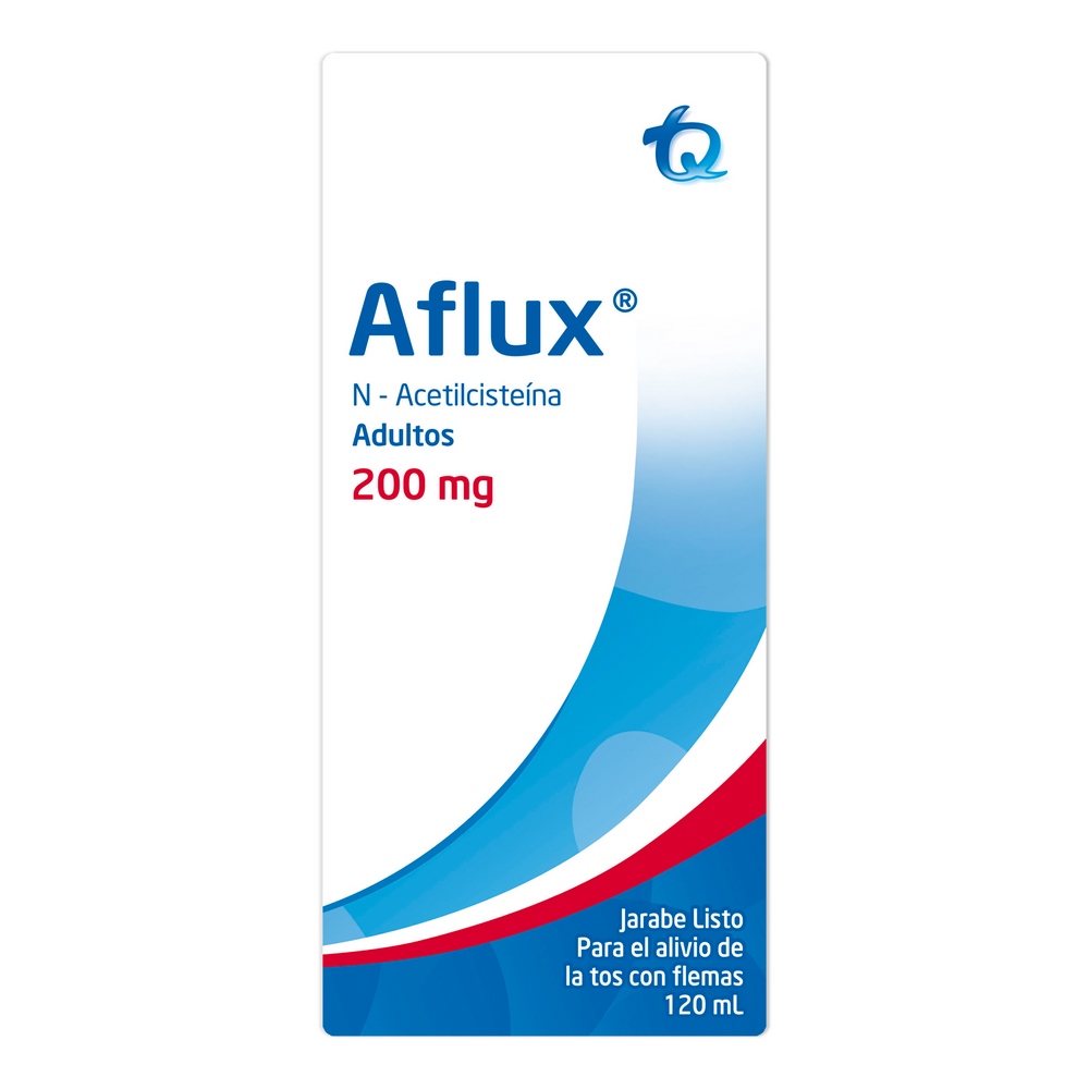 Aflux jarabe adulto acetilcisteína 120 ml