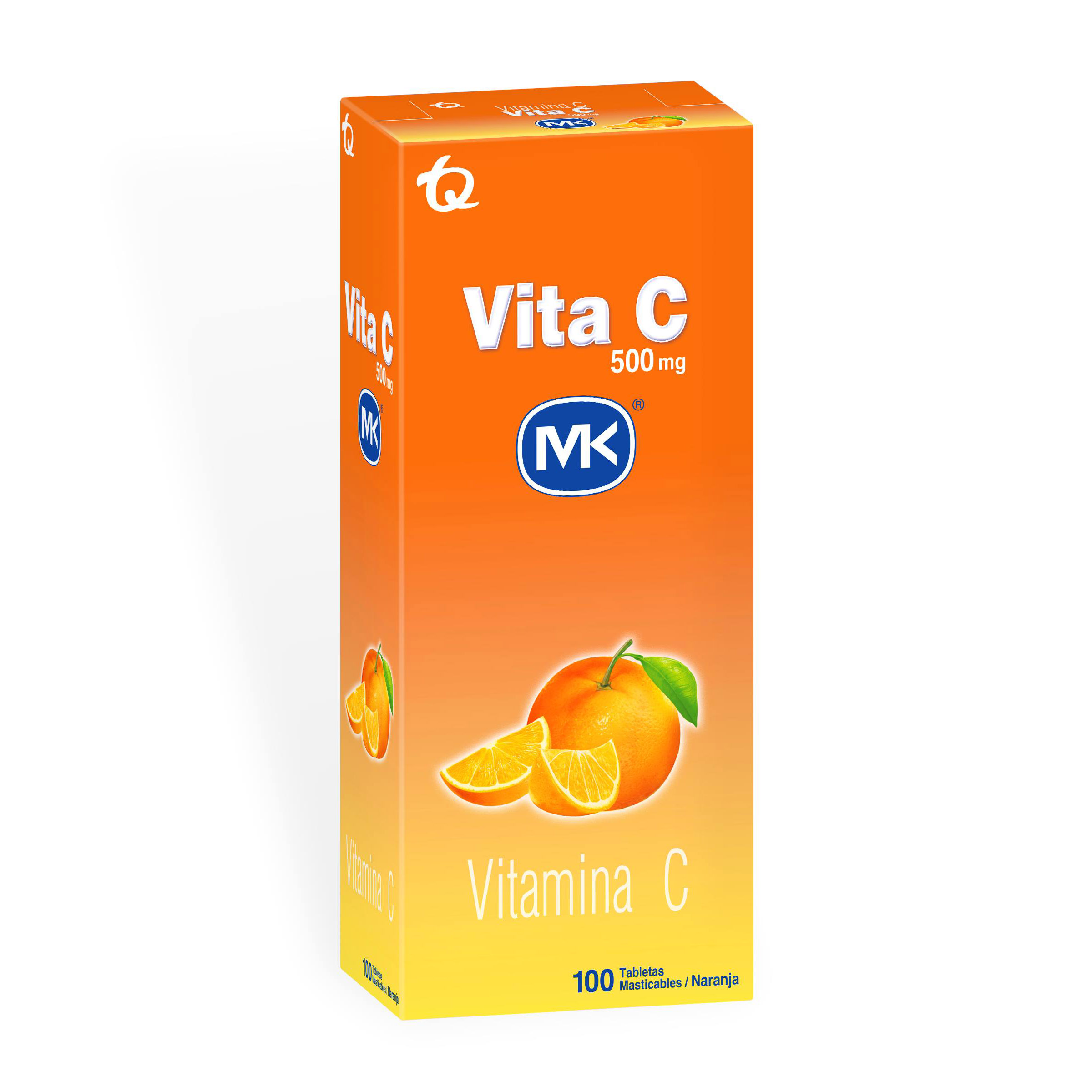 Vitamina C naranja – 100 tabletas (Tecnoquímicas)