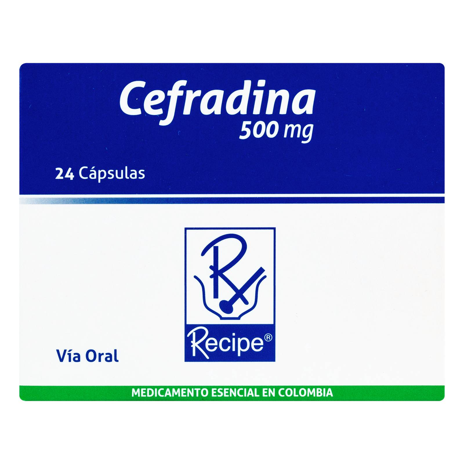 Cefradina 500 mg – 24 cápsulas RC
