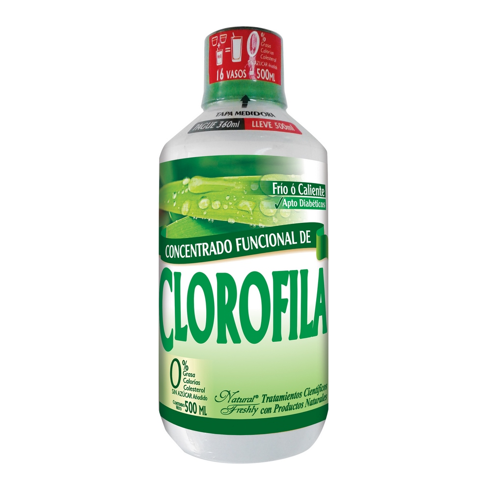 Bebida de clorofila 500 ml – Natural Freshly