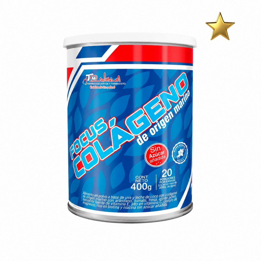 Colágeno marino en polvo 400 g - Focus