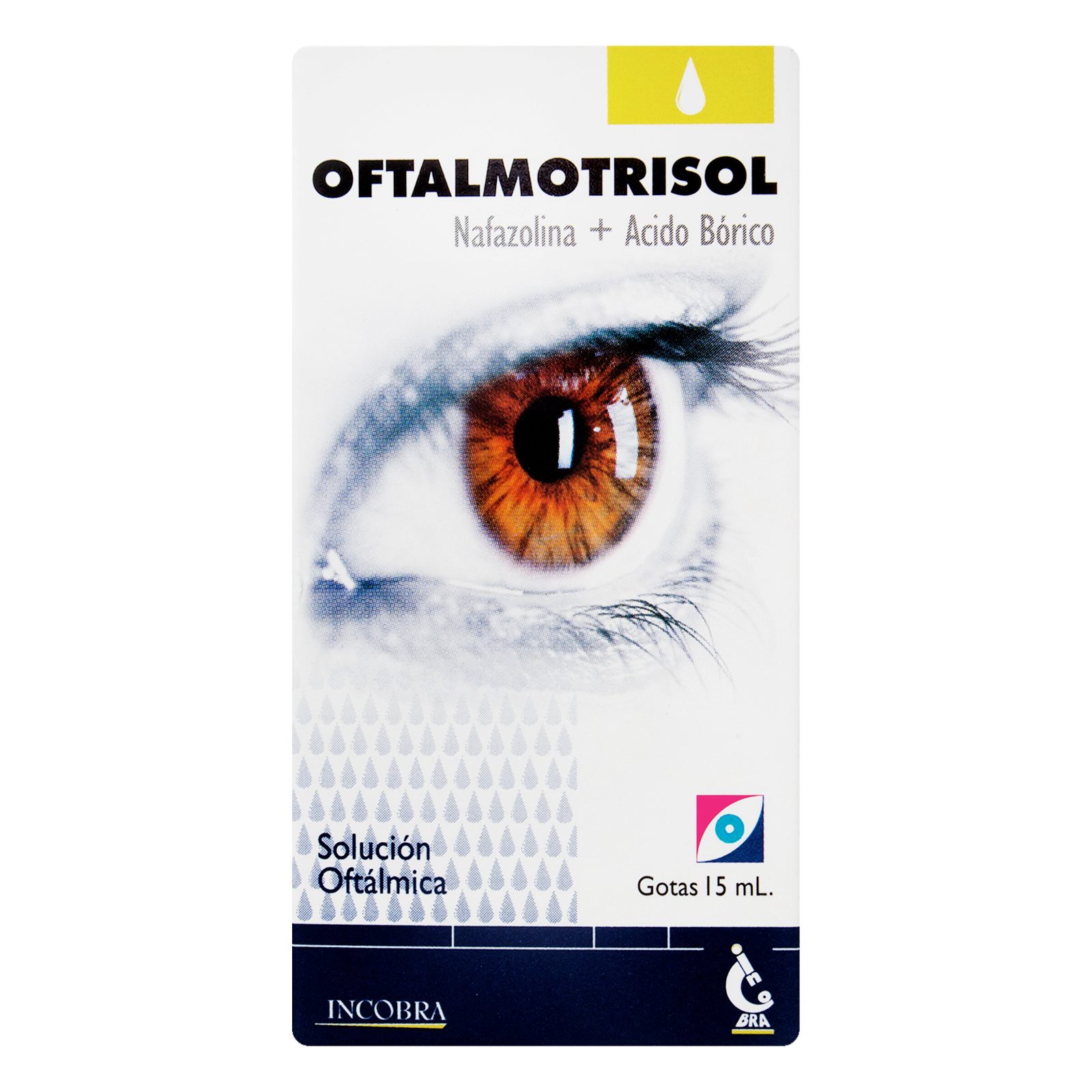 Oftalmotrisol Gotas 15 mL Nafazolina + Ácido Bórico
