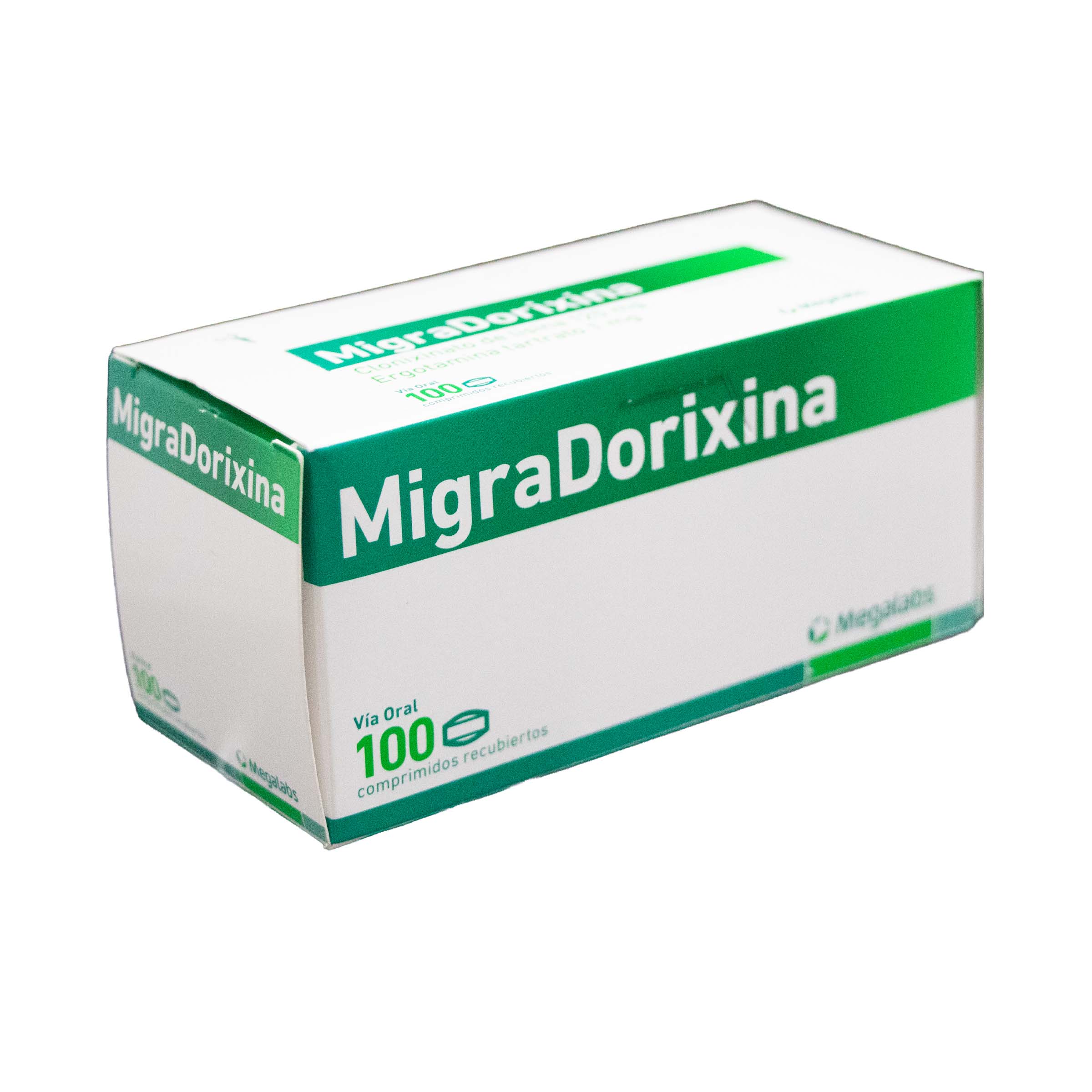 Migra Dorixina 100 cápsulas (lisina-ergotamina)