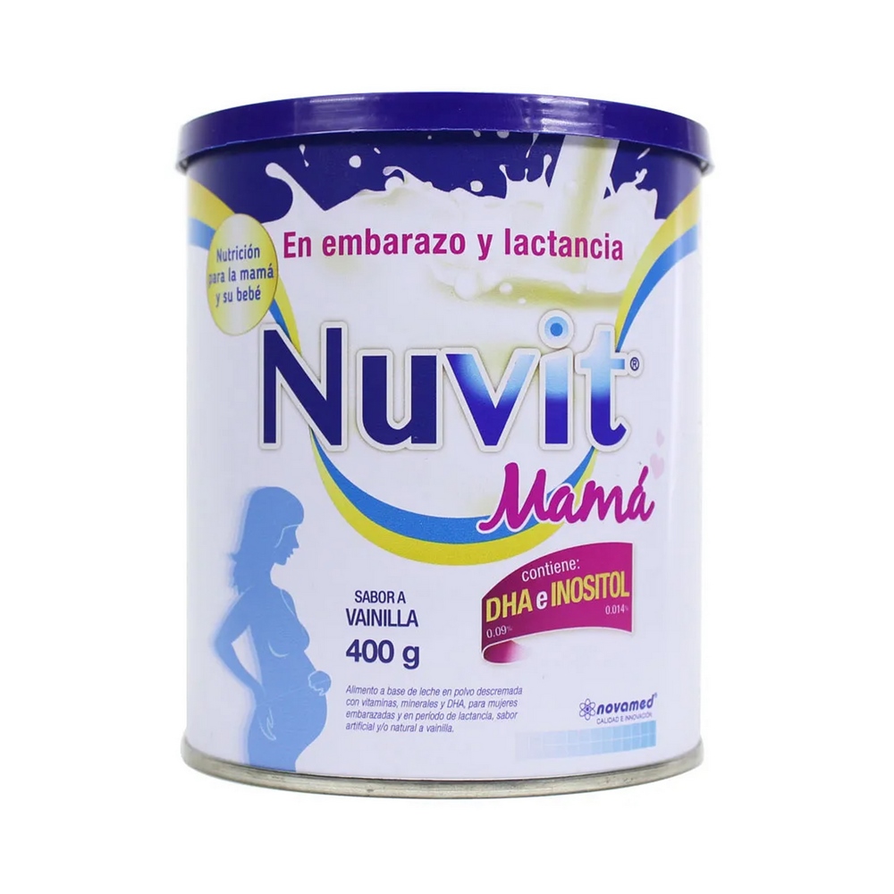 NUVIT MAMA VAINILLA 400 g – Vitaminas y Minerales