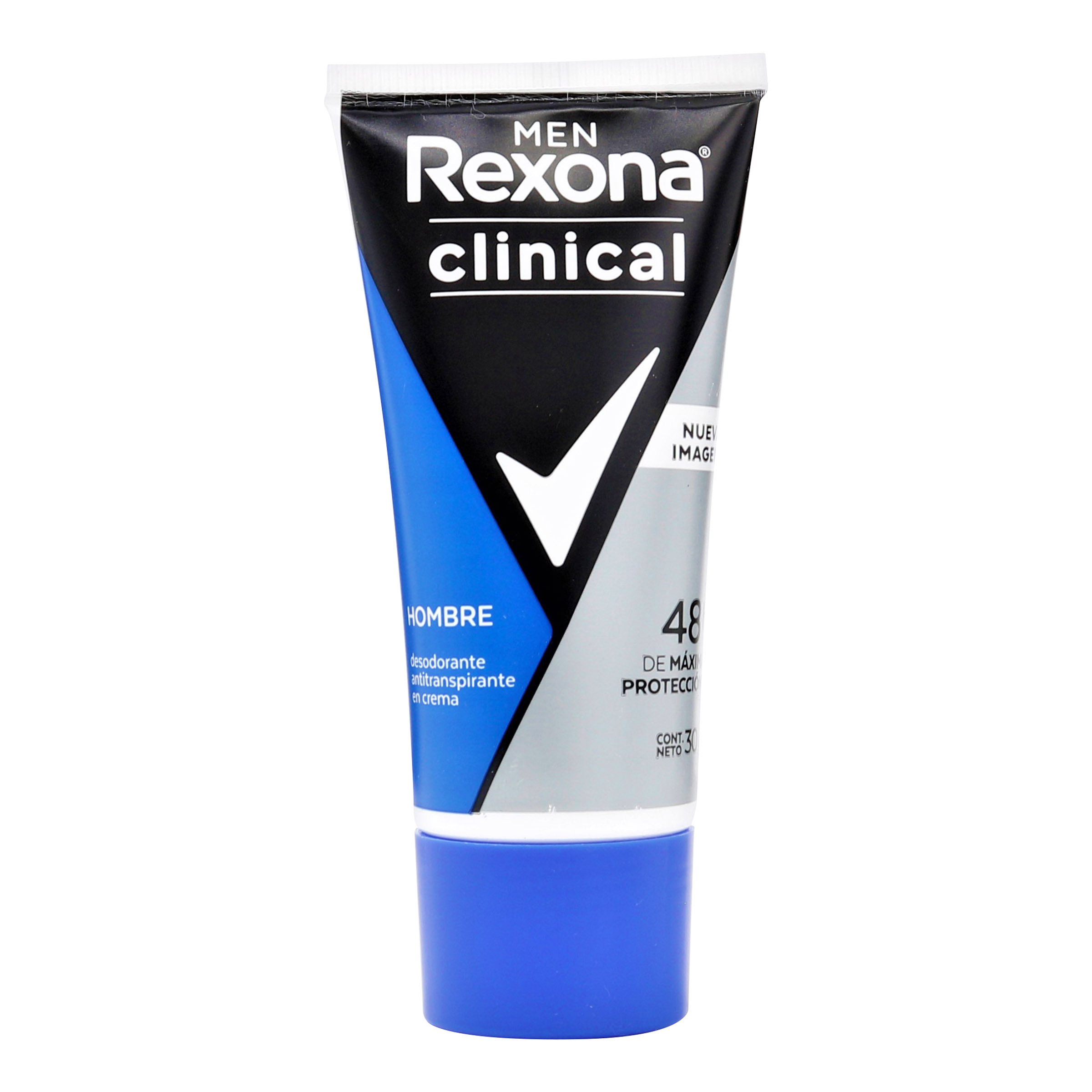 Rexona Clinical Men Clean - Desodorante en crema 30 g
