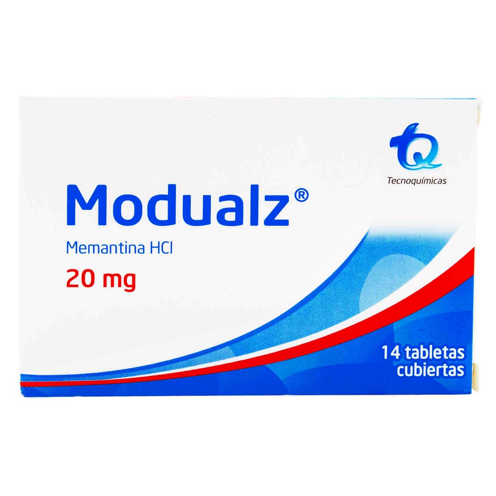 Modualz 20 mg – Memantina hidrocloruro, 14 tabletas