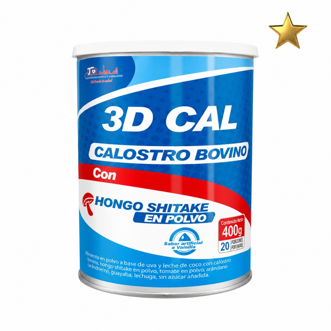 Calostro bovino en polvo 400 g - 3D CAL