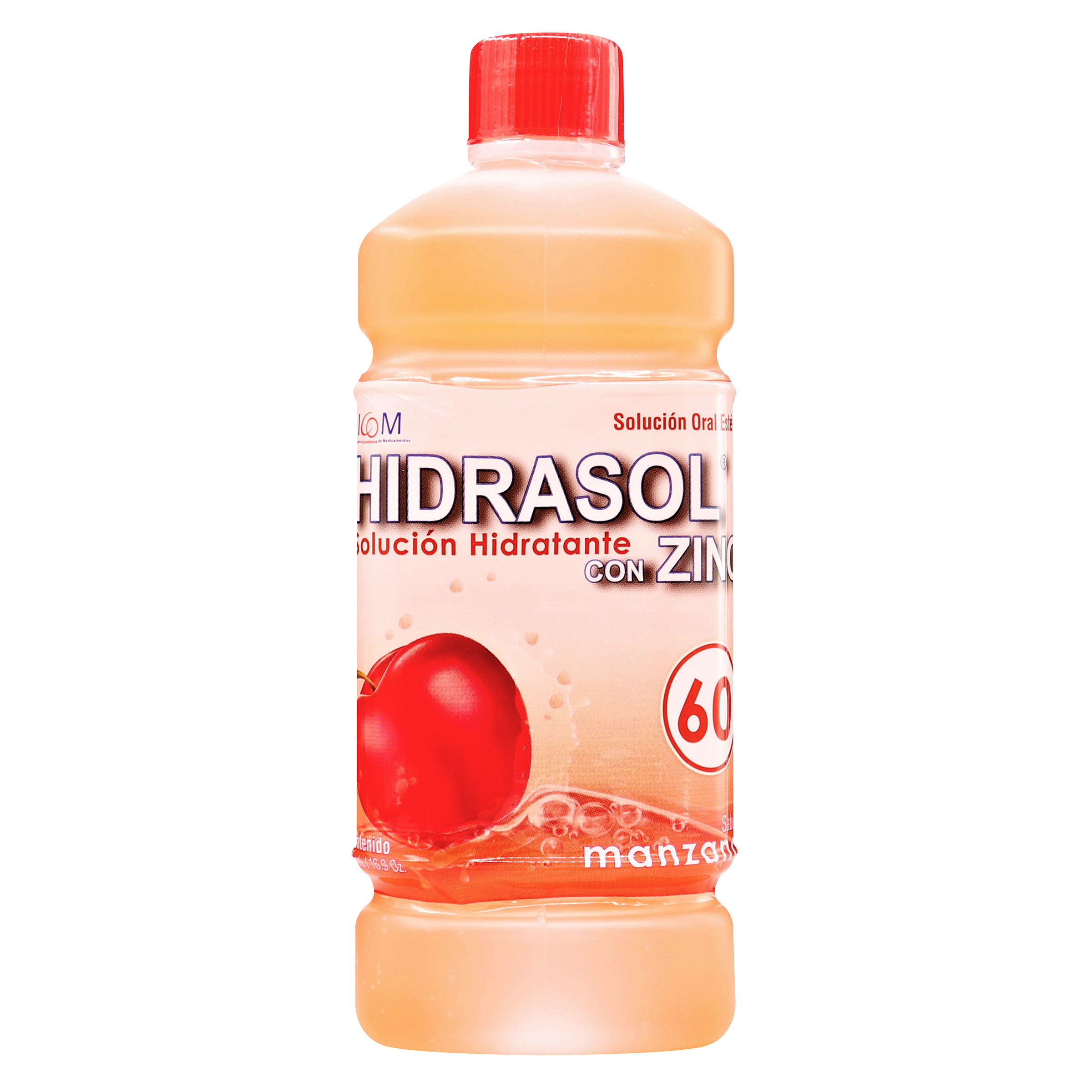 Hidrasol 60 Zinc Manzana 500 ml