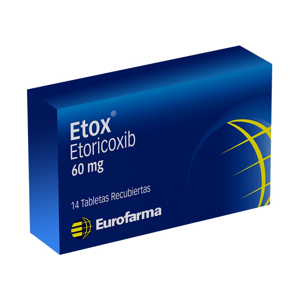 ETOX 60 mg, 14 tabletas – Etoricoxib