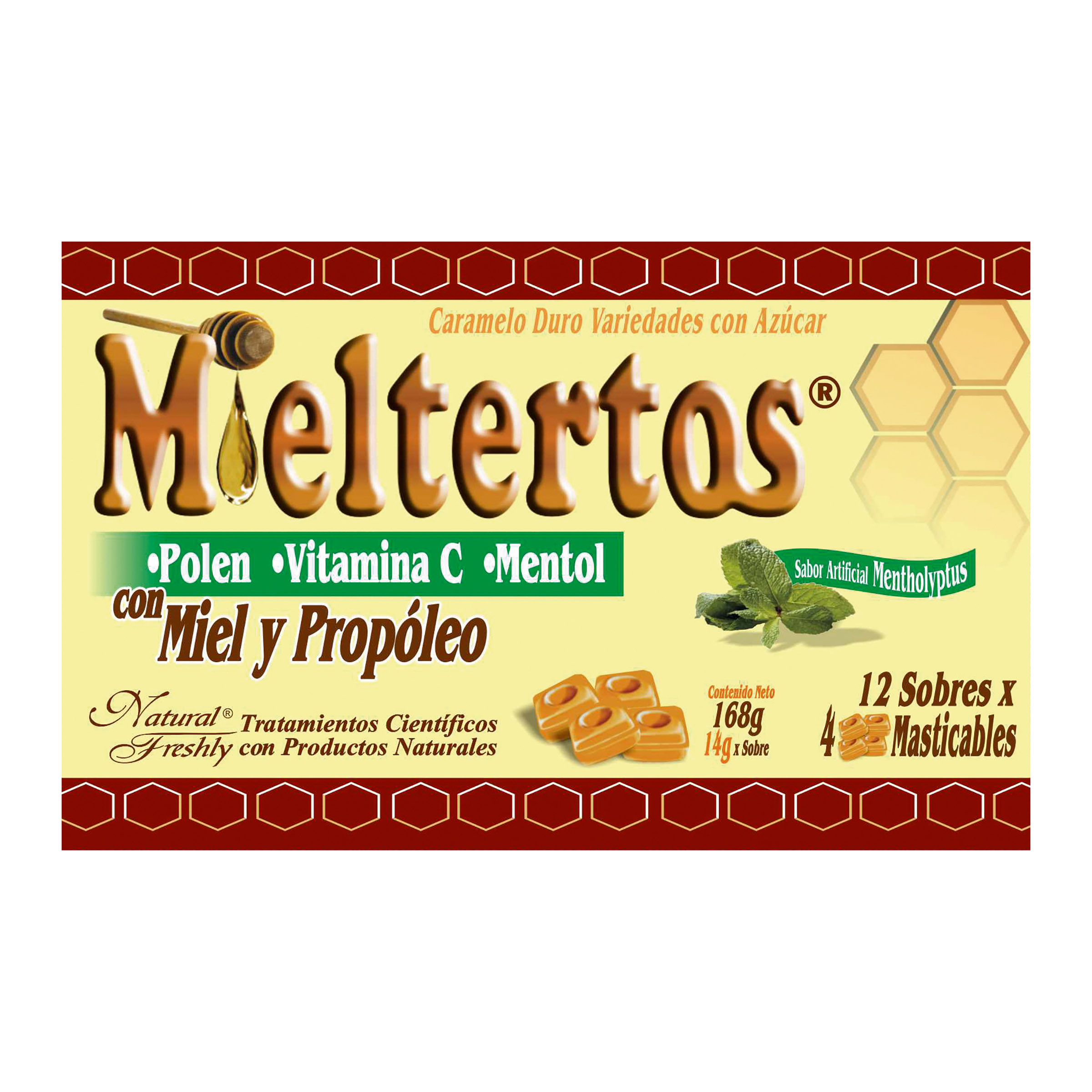 MIELTERTOS Propolé y Vitamina C – Pastillas Masticables