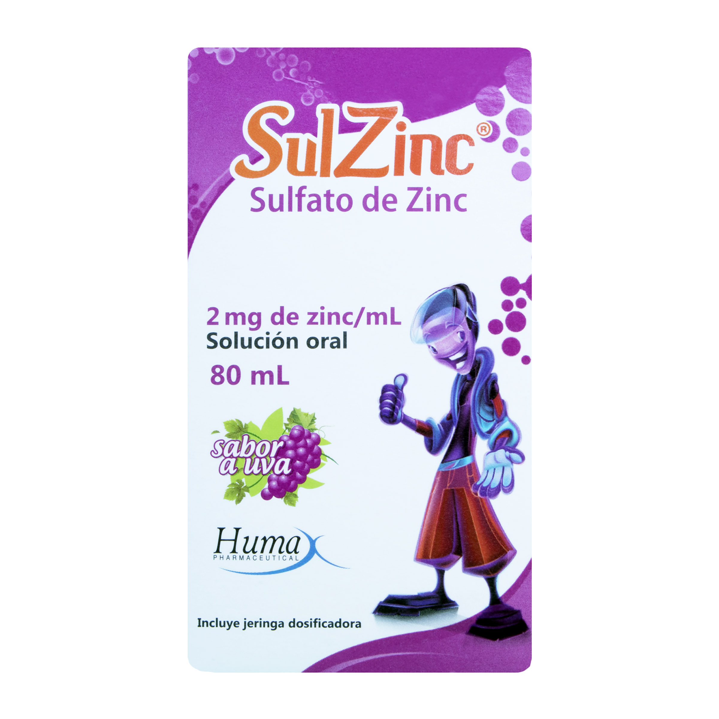 SULZINC 80 ml – Zinc sulfato de zinc
