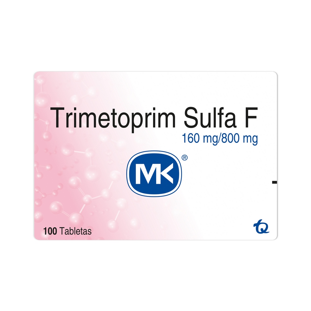 Trimetoprim-Sulfametoxazol 160/800 mg – 100 tabletas