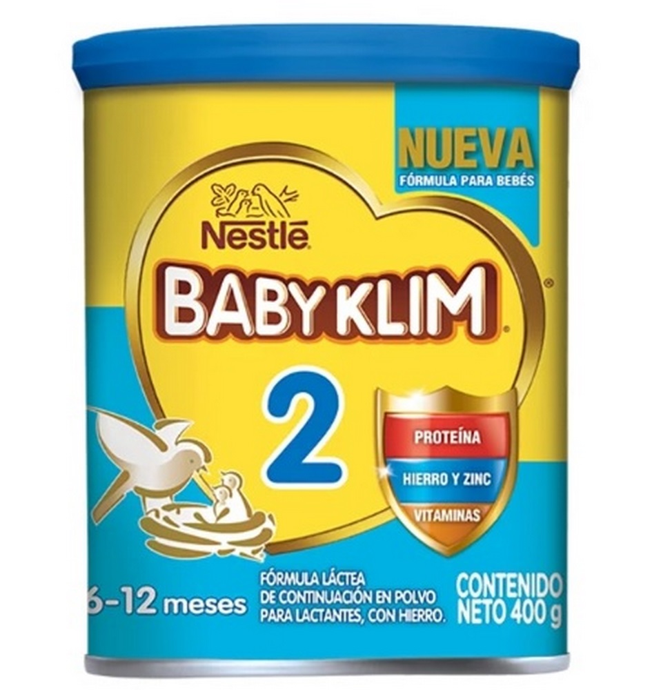 Baby Klim 2 Leche 400 g (6-12m) Nestlé