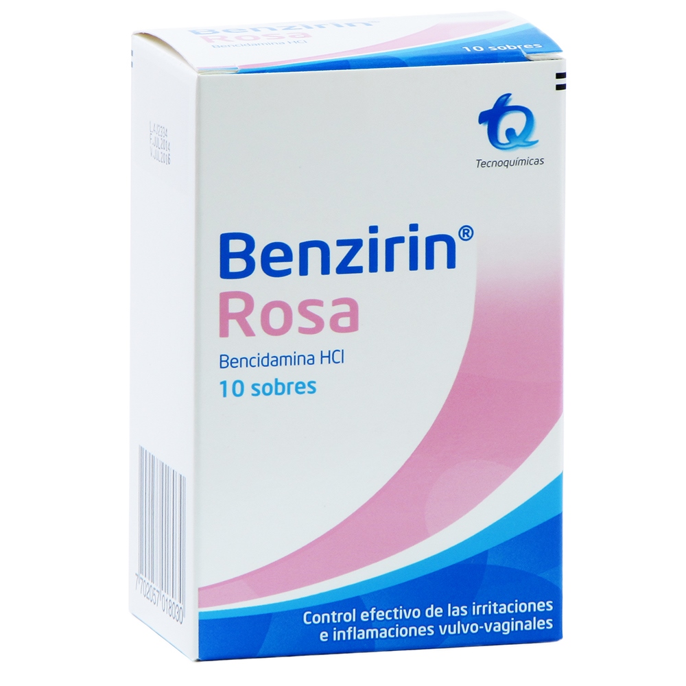 Bencidamina Rosa 3%+ (PAE) – Benzirin Rosa