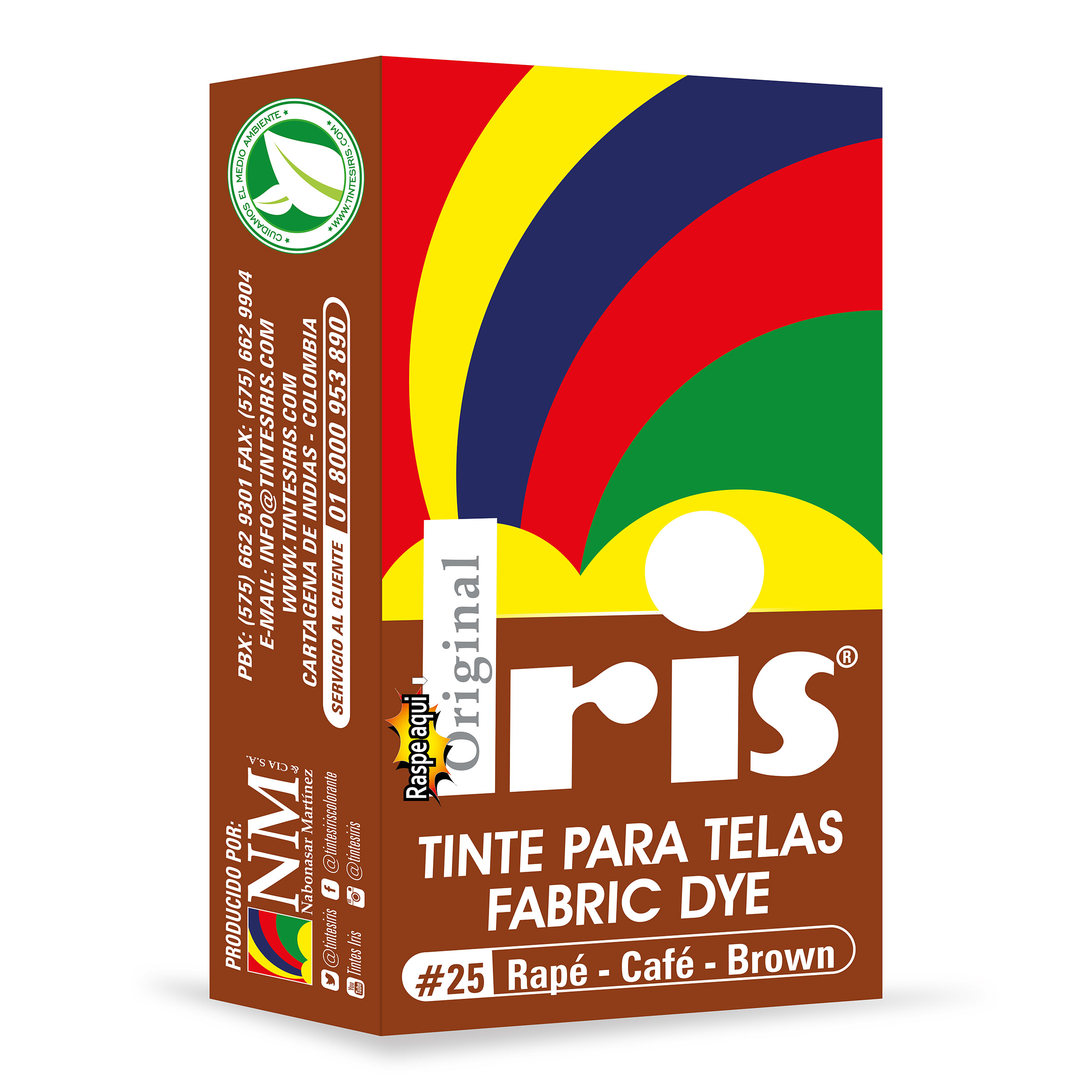 Tinte Iris 25 Café – Tintes para Ropa 9 g